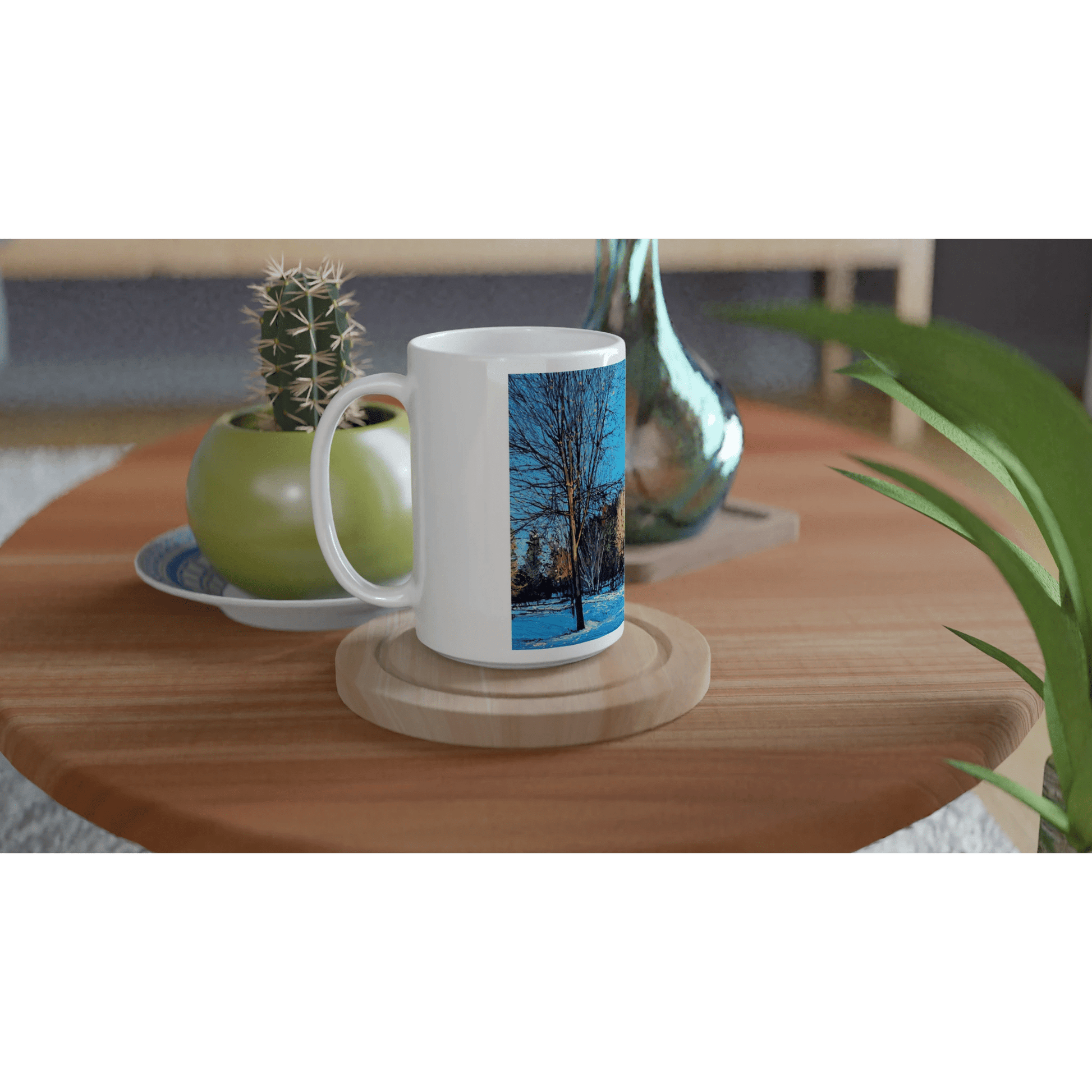 Before and after - White 15oz Ceramic Mug - eduardgurevich