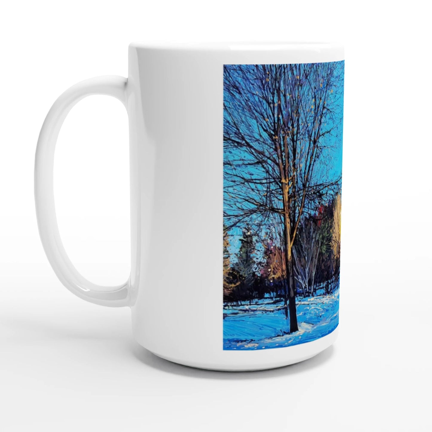 Before and after - White 15oz Ceramic Mug - eduardgurevich
