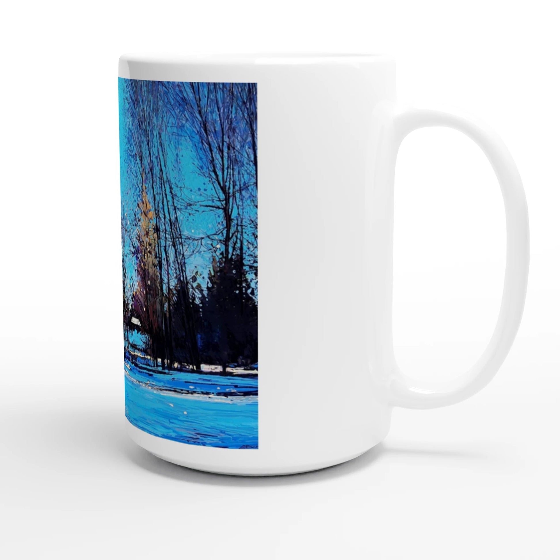 Before and after - White 15oz Ceramic Mug - eduardgurevich