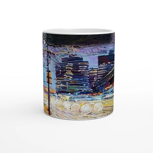 Busy streets - Magic 11oz Ceramic Mug - eduardgurevich