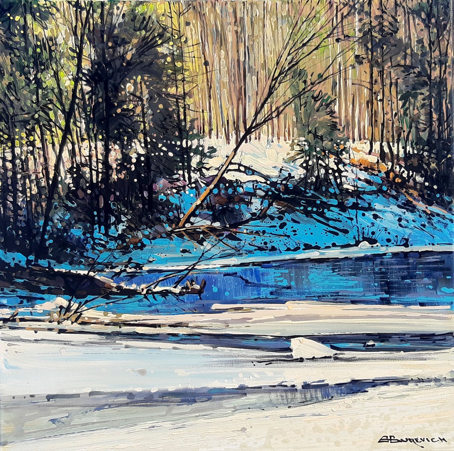 Common grounds - eduardgurevich Acrylic 24x24