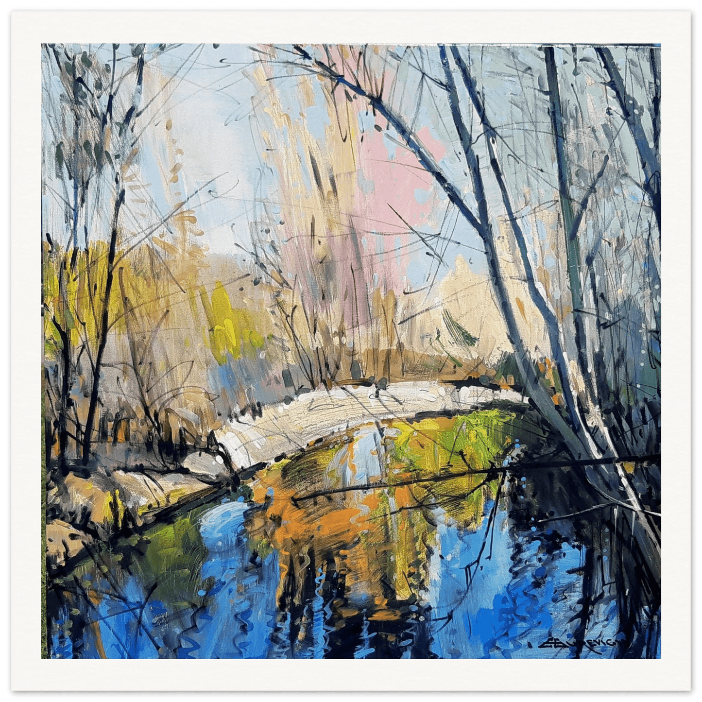 Cool it - Museum - Quality Matte Paper Poster - eduardgurevich 50x50 cm / 20x20″