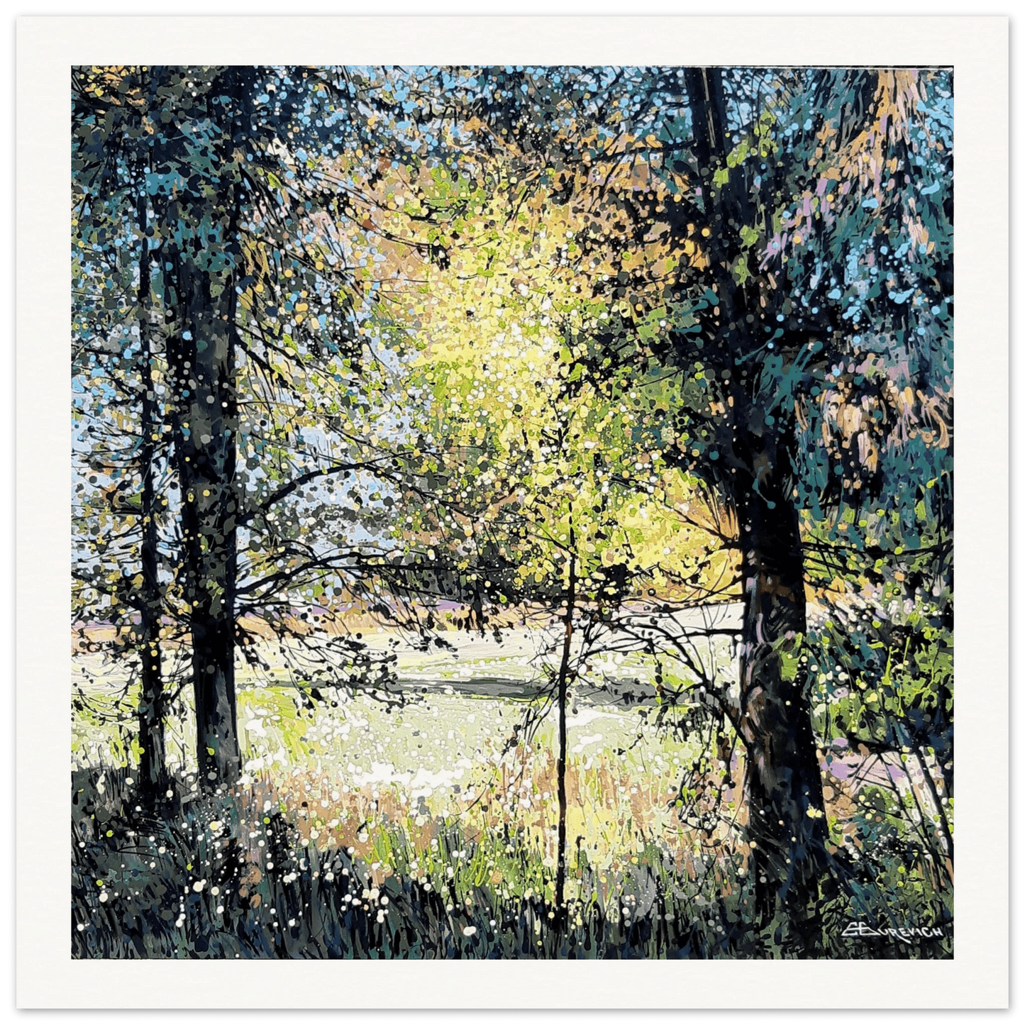 Cycle of life - Museum - Quality Matte Paper Poster - eduardgurevich 45x45 cm / 18x18″