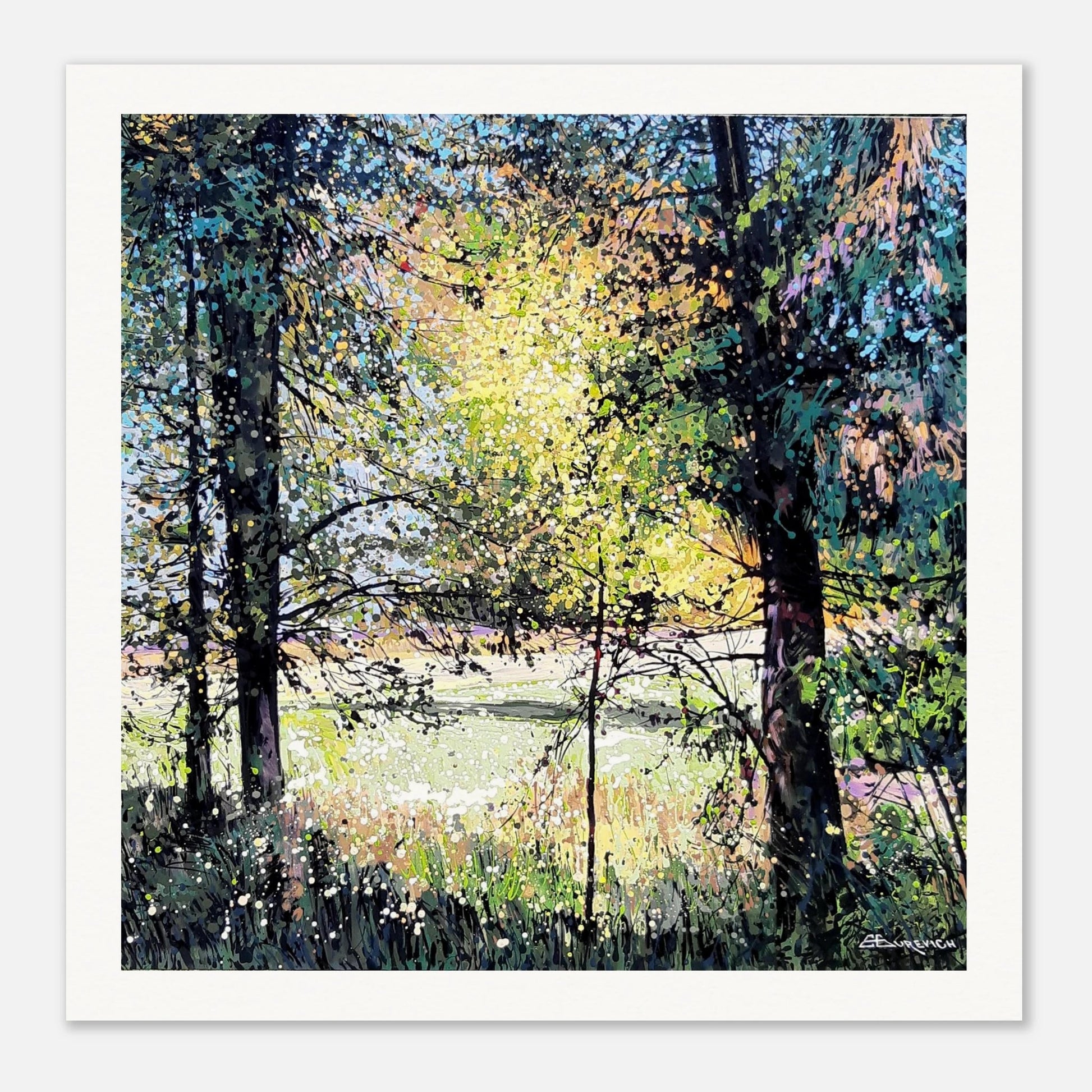 Cycle of life - Museum - Quality Matte Paper Poster - eduardgurevich 45x45 cm / 18x18″