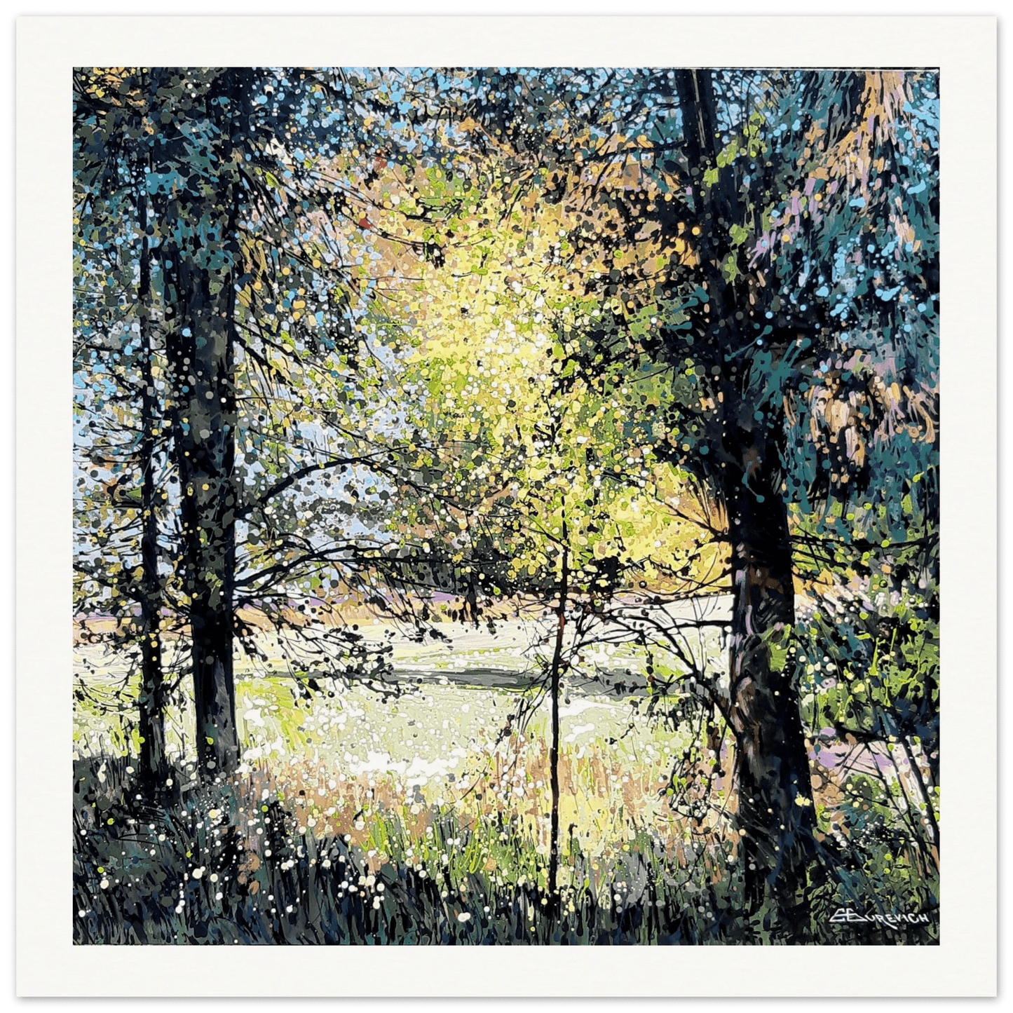 Cycle of life - Museum - Quality Matte Paper Poster - eduardgurevich 70x70 cm / 28x28″