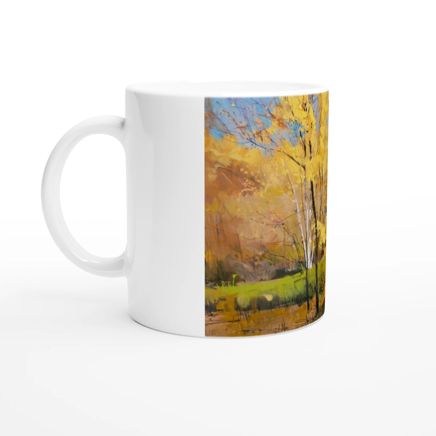 Disconnected - White 11oz Ceramic Mug - eduardgurevich