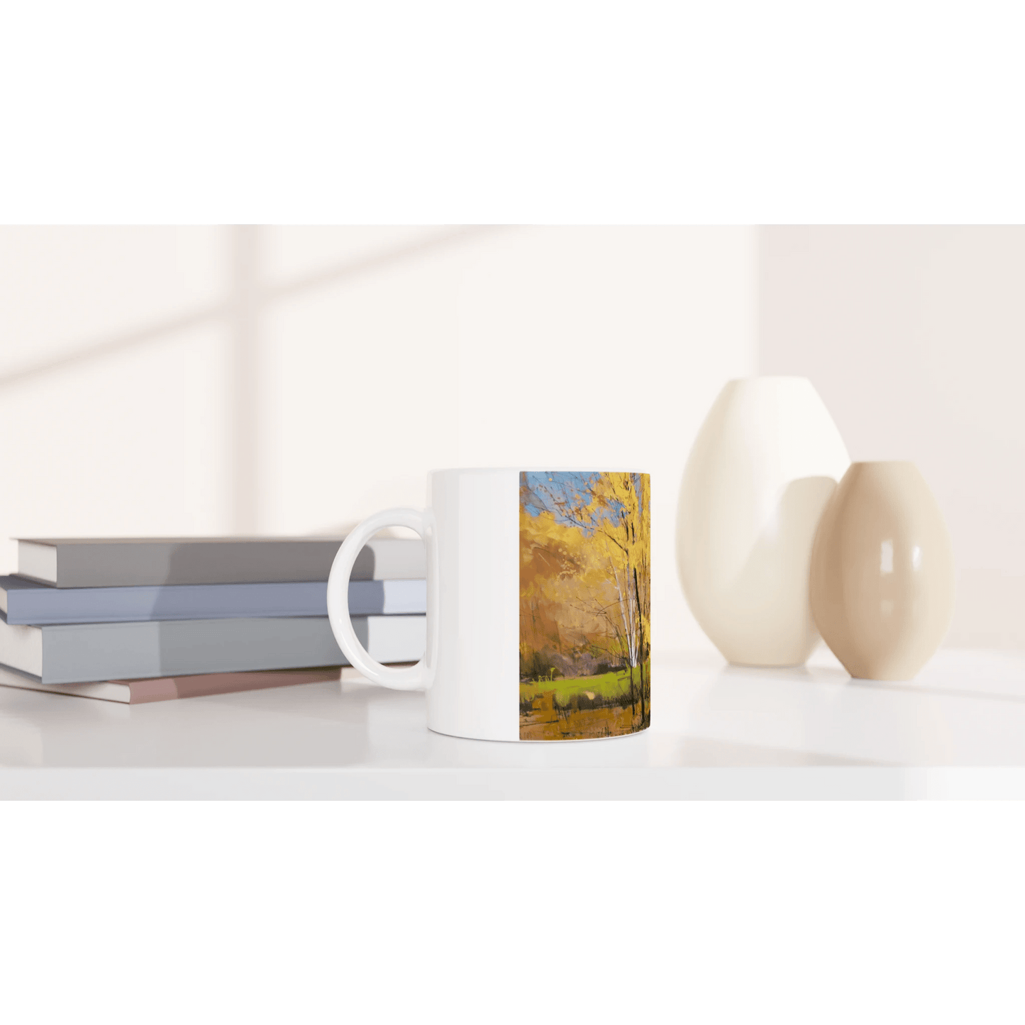 Disconnected - White 11oz Ceramic Mug - eduardgurevich