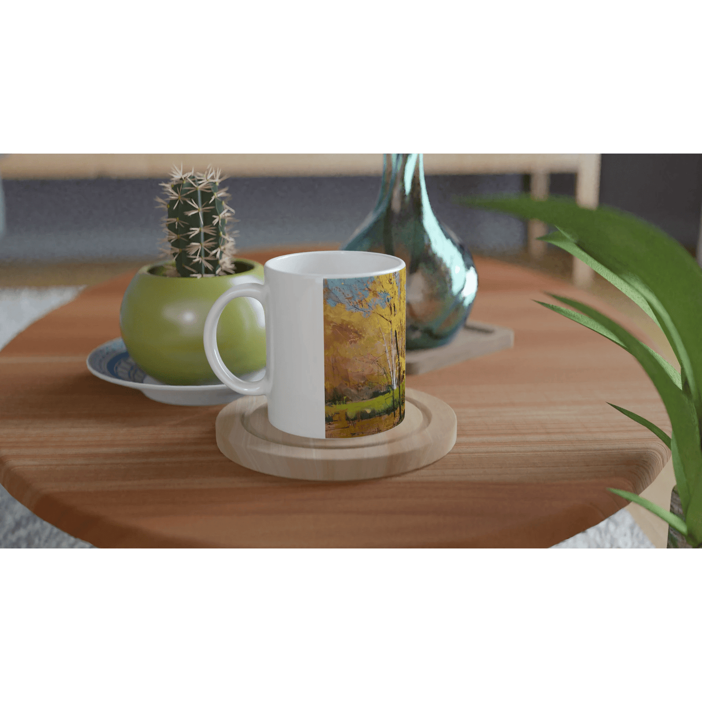 Disconnected - White 11oz Ceramic Mug - eduardgurevich