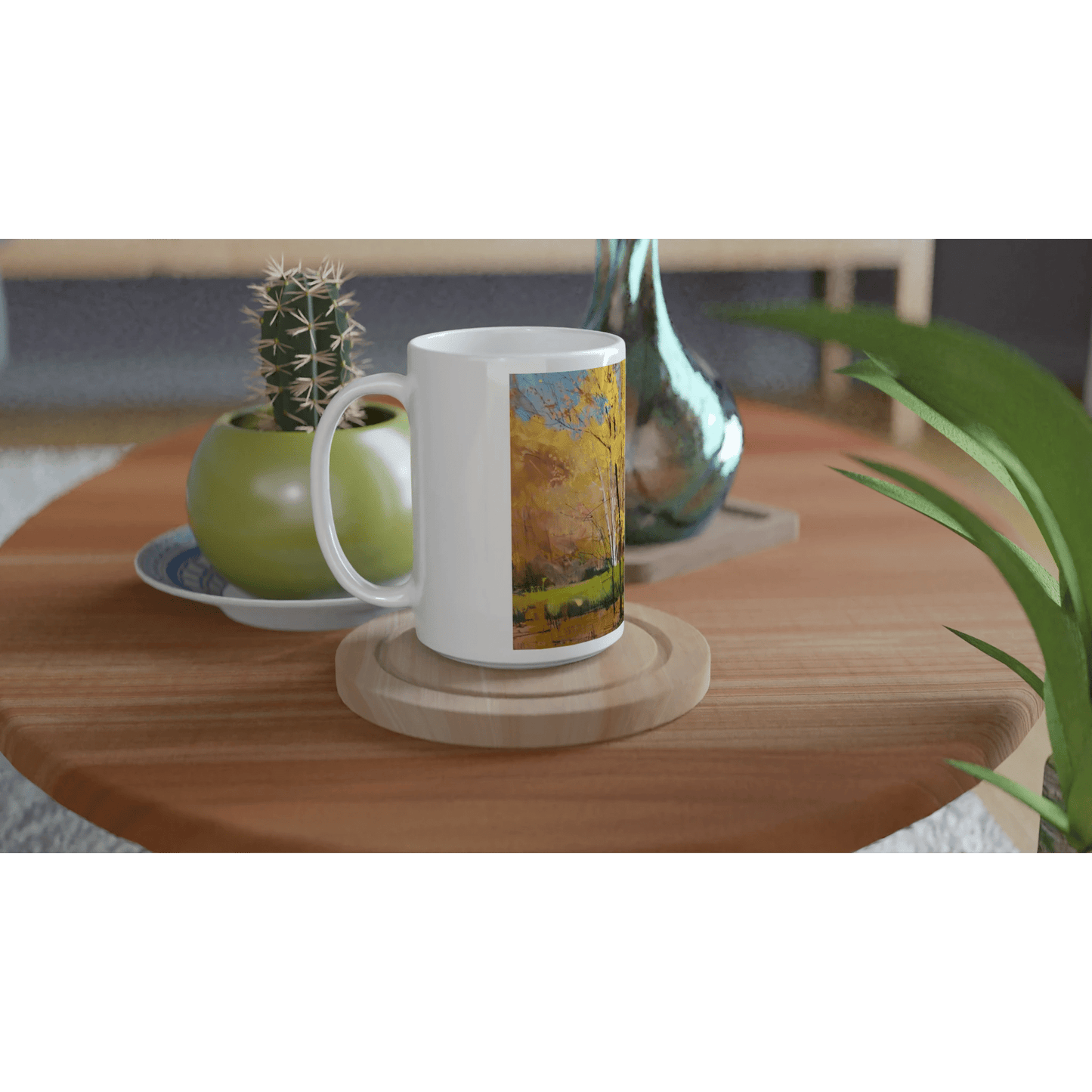 Disconnected - White 15oz Ceramic Mug - eduardgurevich