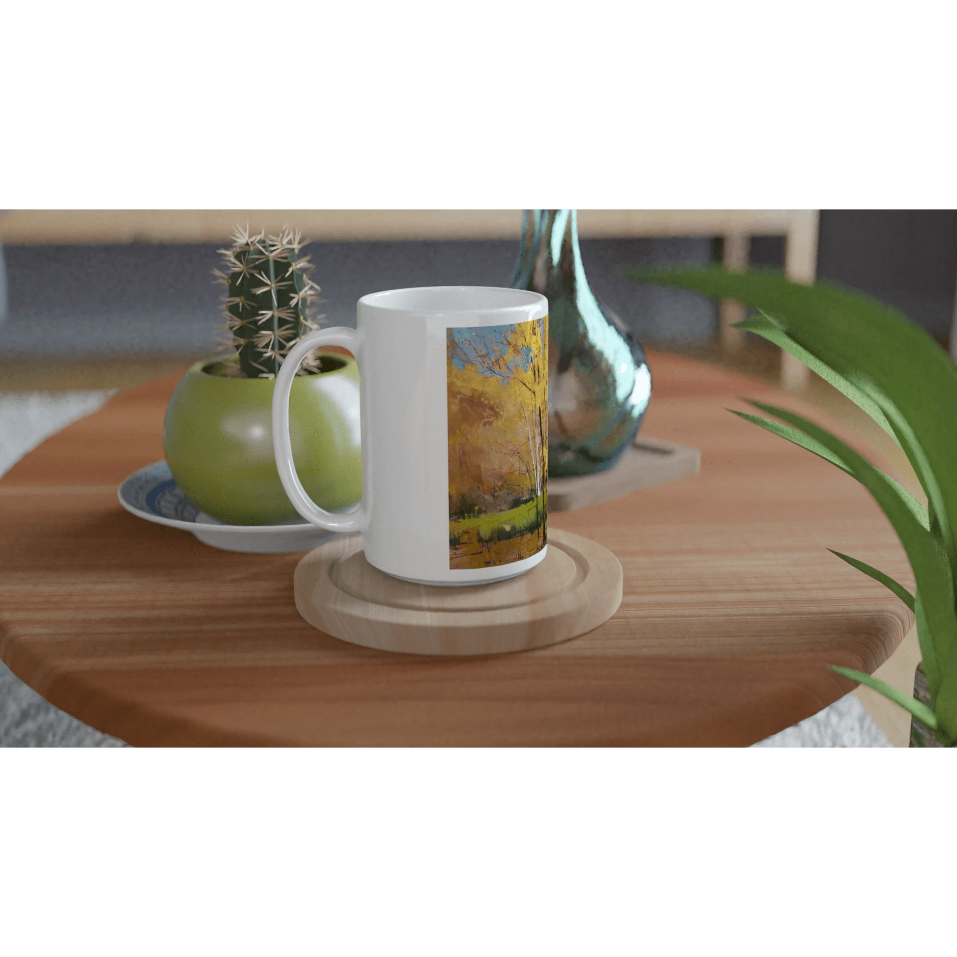 Disconnected - White 15oz Ceramic Mug - eduardgurevich