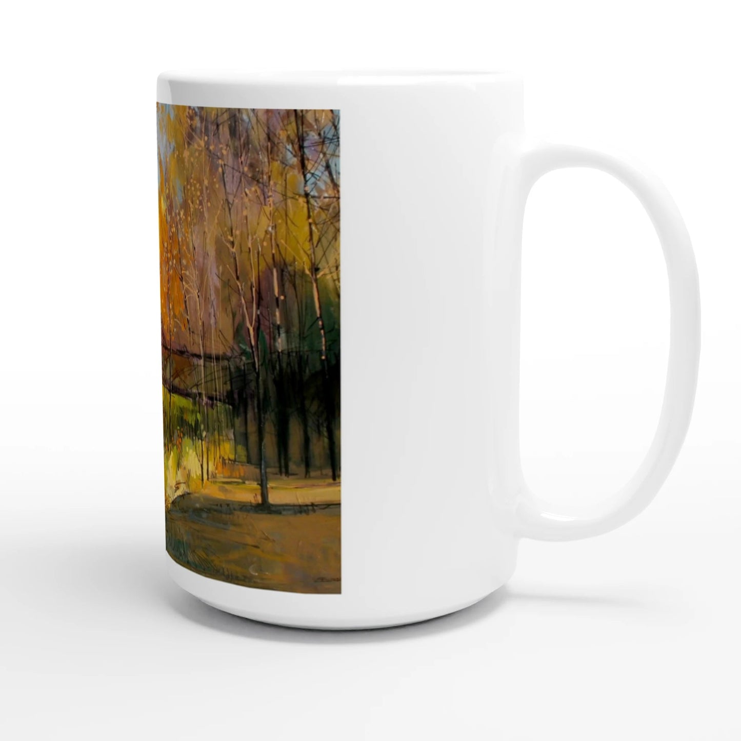 Disconnected - White 15oz Ceramic Mug - eduardgurevich