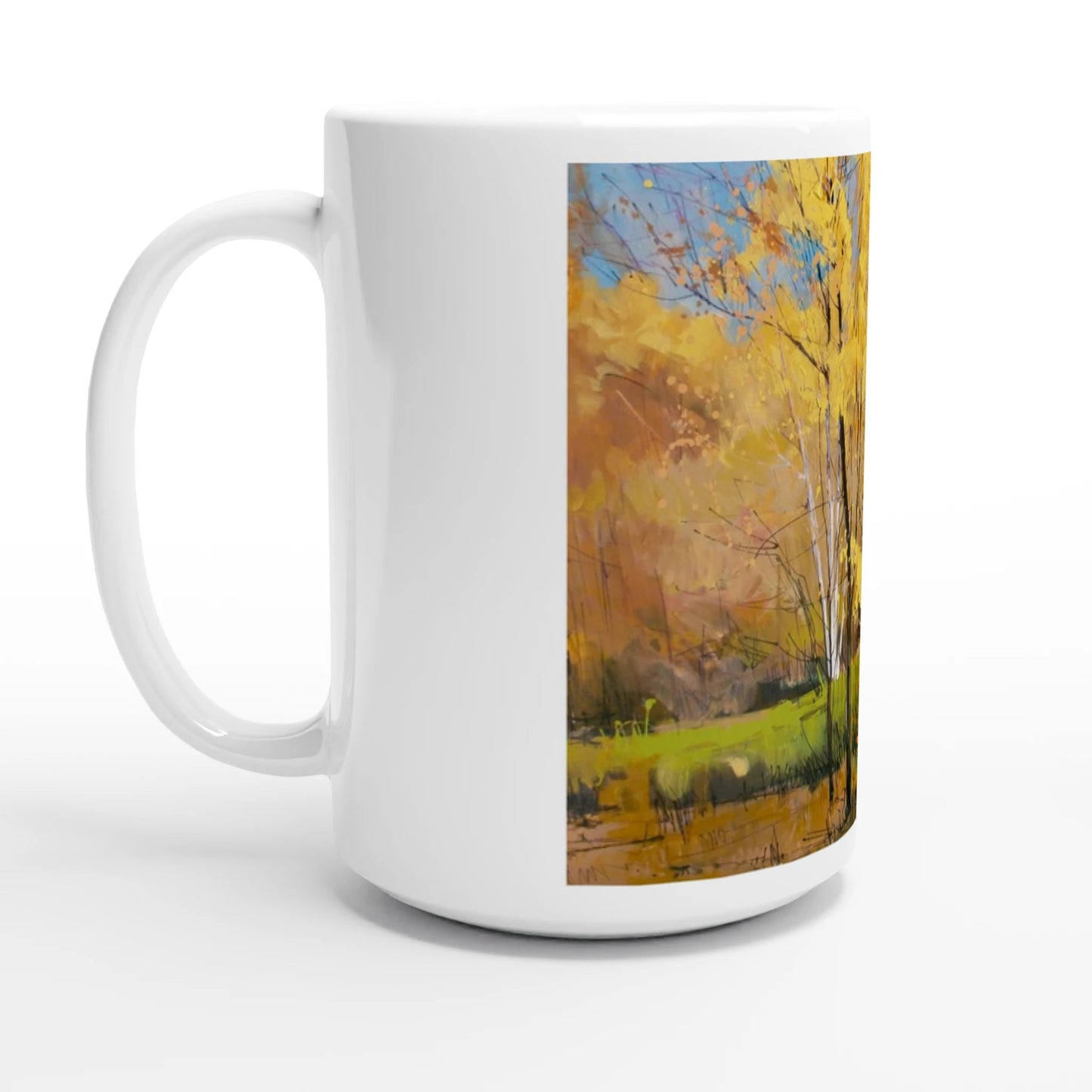 Disconnected - White 15oz Ceramic Mug - eduardgurevich