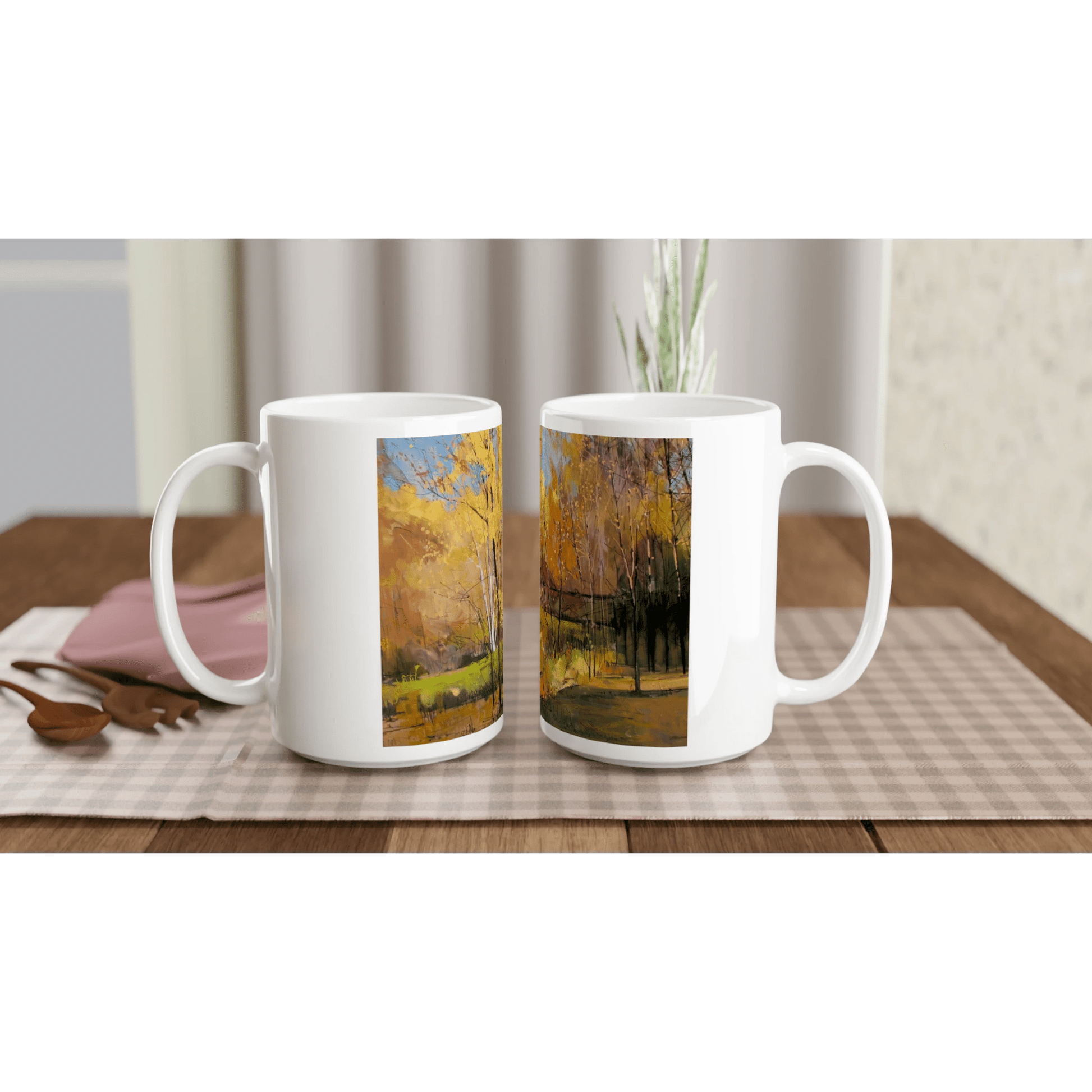 Disconnected - White 15oz Ceramic Mug - eduardgurevich