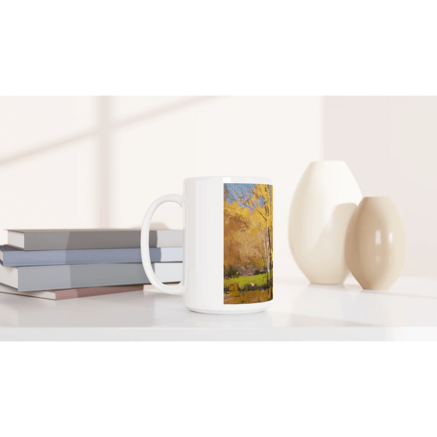 Disconnected - White 15oz Ceramic Mug - eduardgurevich