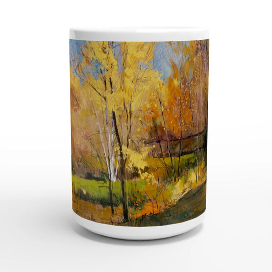 Disconnected - White 15oz Ceramic Mug - eduardgurevich