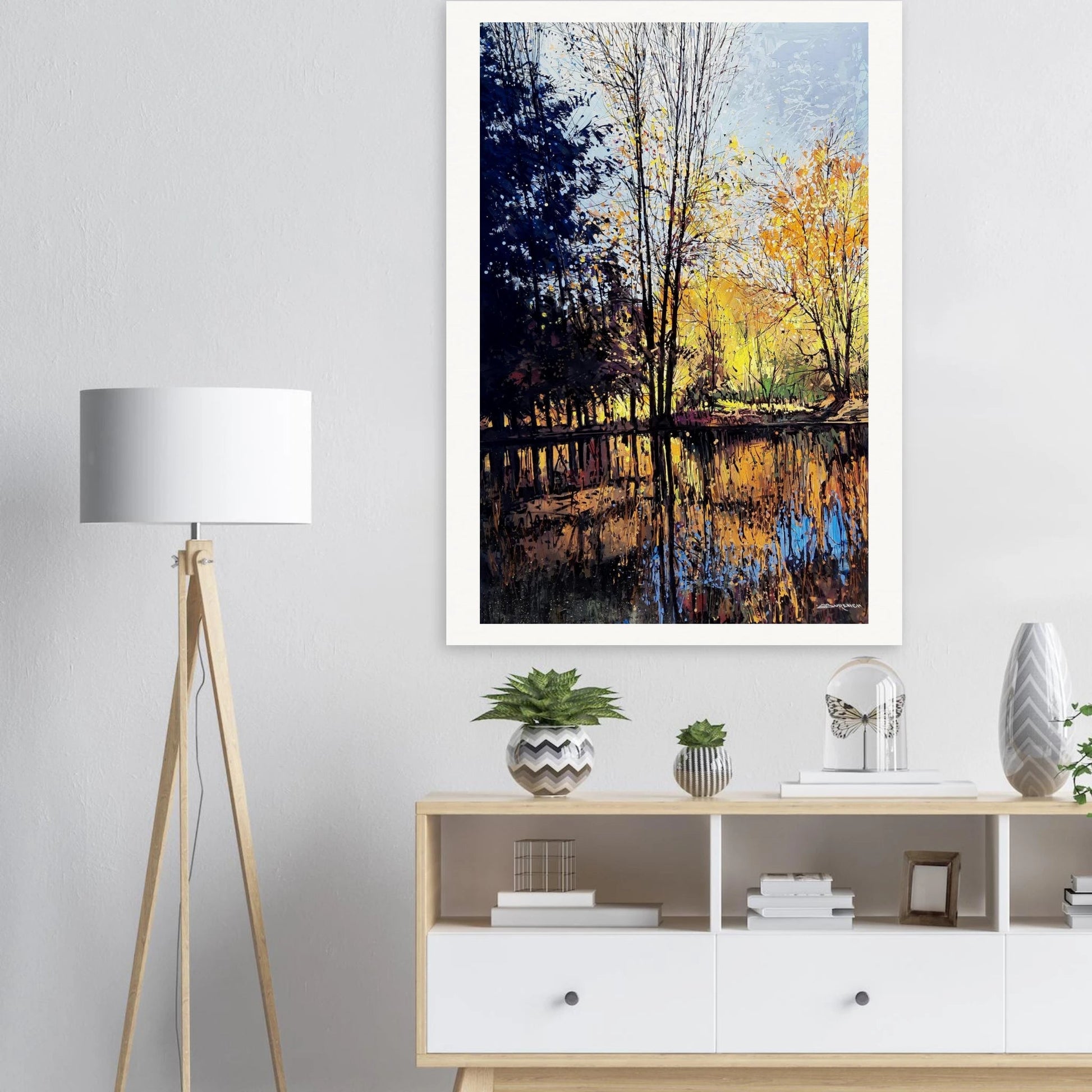 Energy field - Museum - Quality Matte Paper Poster - eduardgurevich 60x90 cm / 24x36″