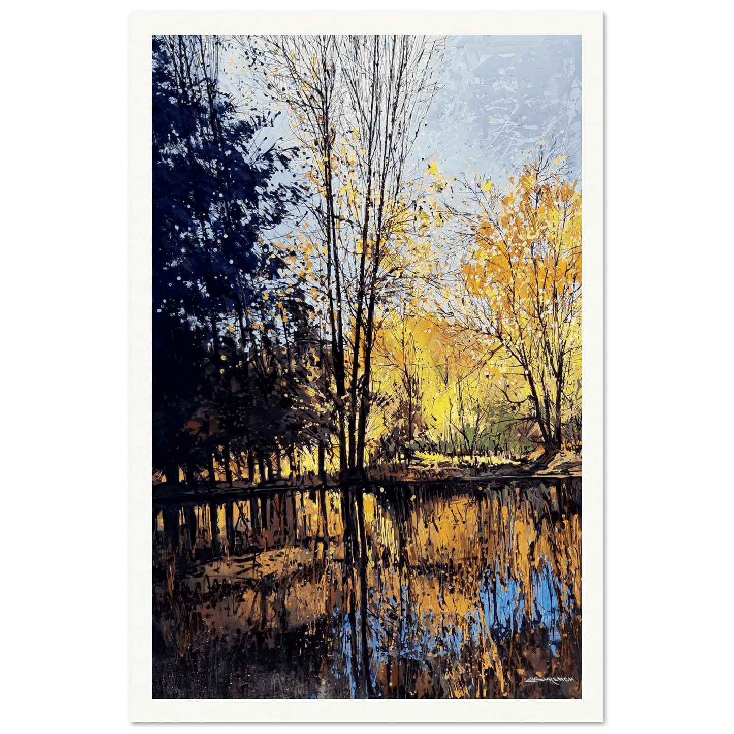 Energy field - Museum - Quality Matte Paper Poster - eduardgurevich 60x90 cm / 24x36″