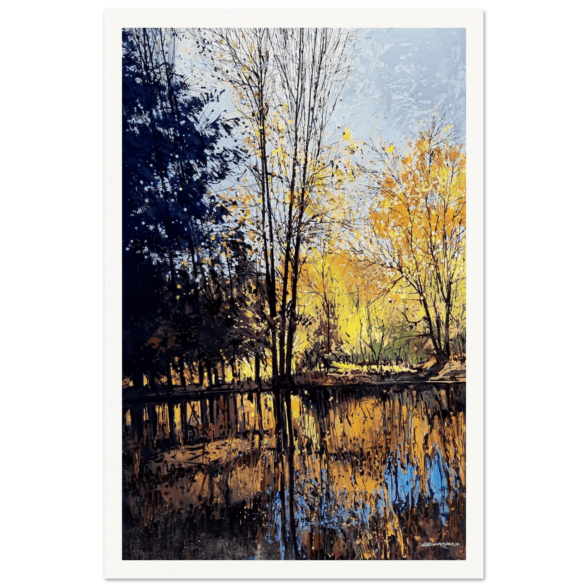 Energy field - Museum - Quality Matte Paper Poster - eduardgurevich 60x90 cm / 24x36″