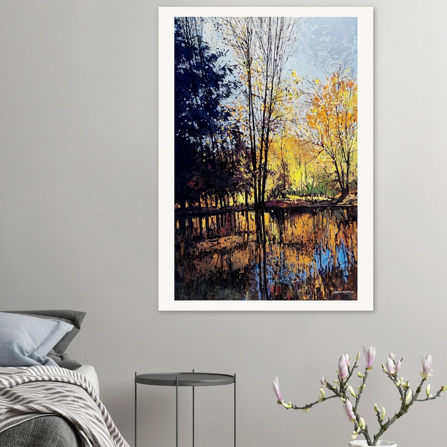 Energy field - Museum - Quality Matte Paper Poster - eduardgurevich 60x90 cm / 24x36″