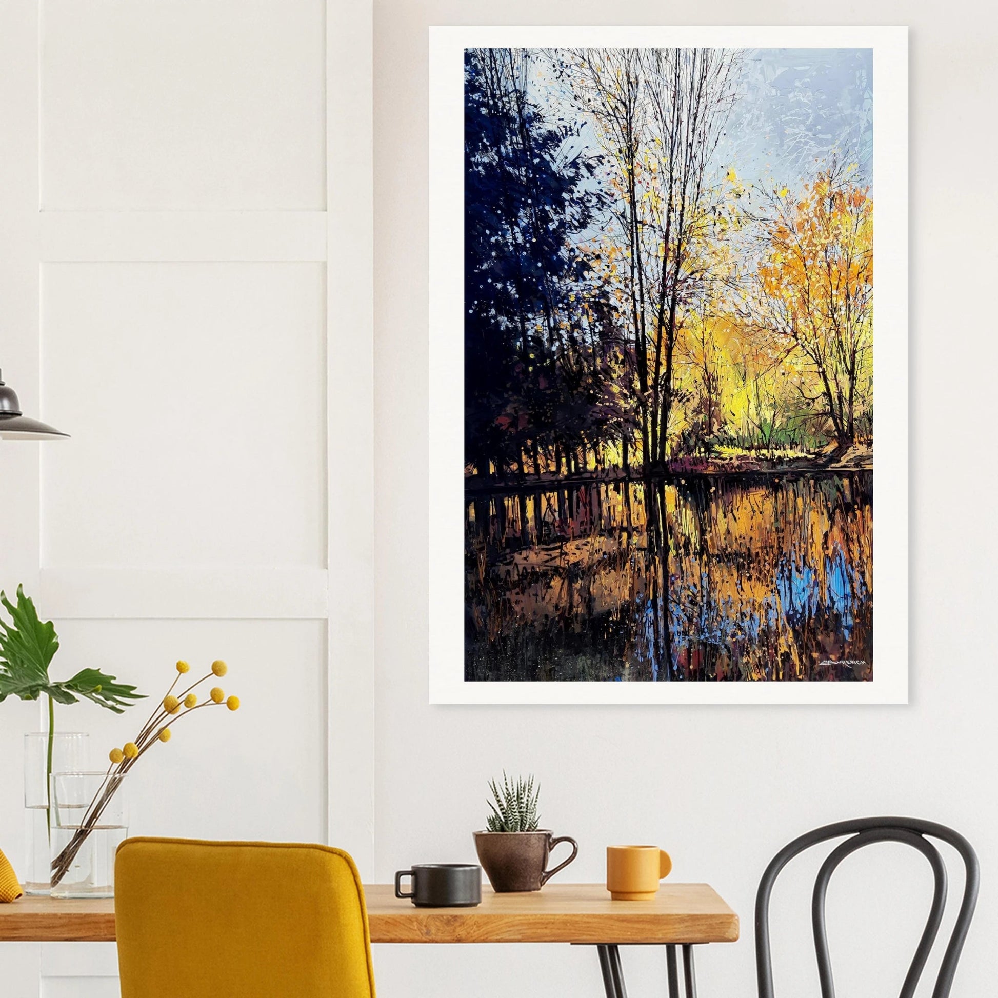 Energy field - Museum - Quality Matte Paper Poster - eduardgurevich 60x90 cm / 24x36″