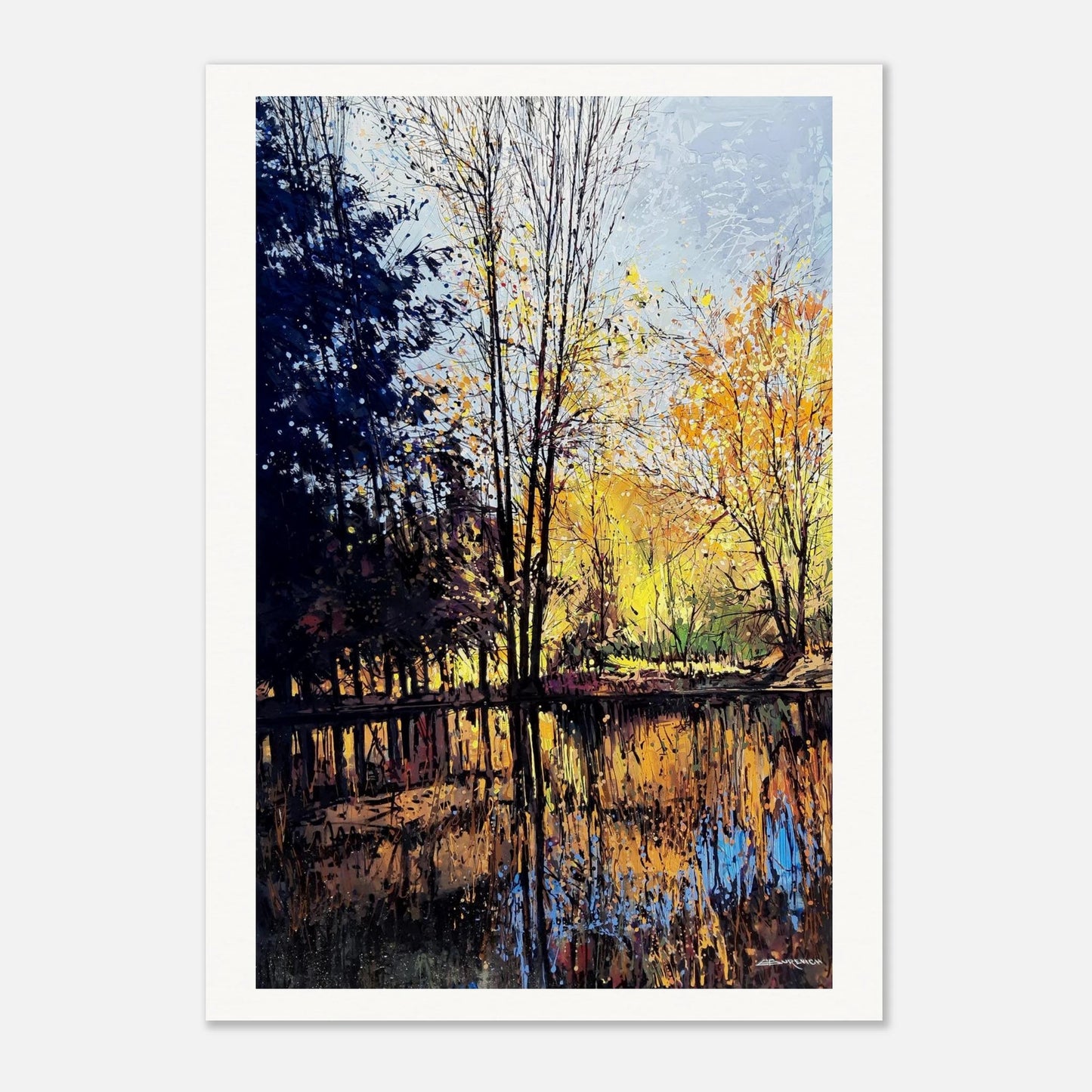 Energy field - Museum - Quality Matte Paper Poster - eduardgurevich 60x90 cm / 24x36″