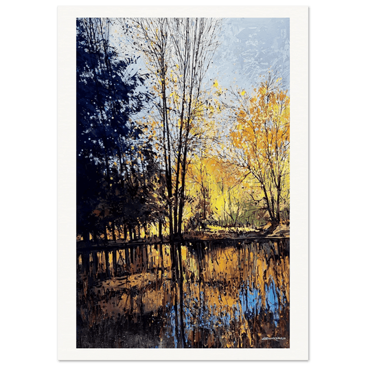 Energy field - Museum - Quality Matte Paper Poster - eduardgurevich A0 (84.1 x 118.9 cm)
