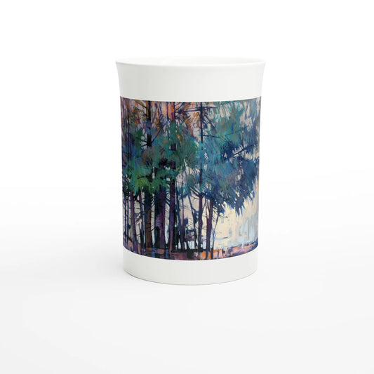 Fading - White 10oz Porcelain Slim Mug - eduardgurevich
