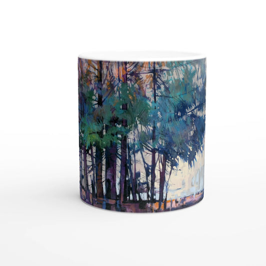 Fading - White 11oz Ceramic Mug - eduardgurevich