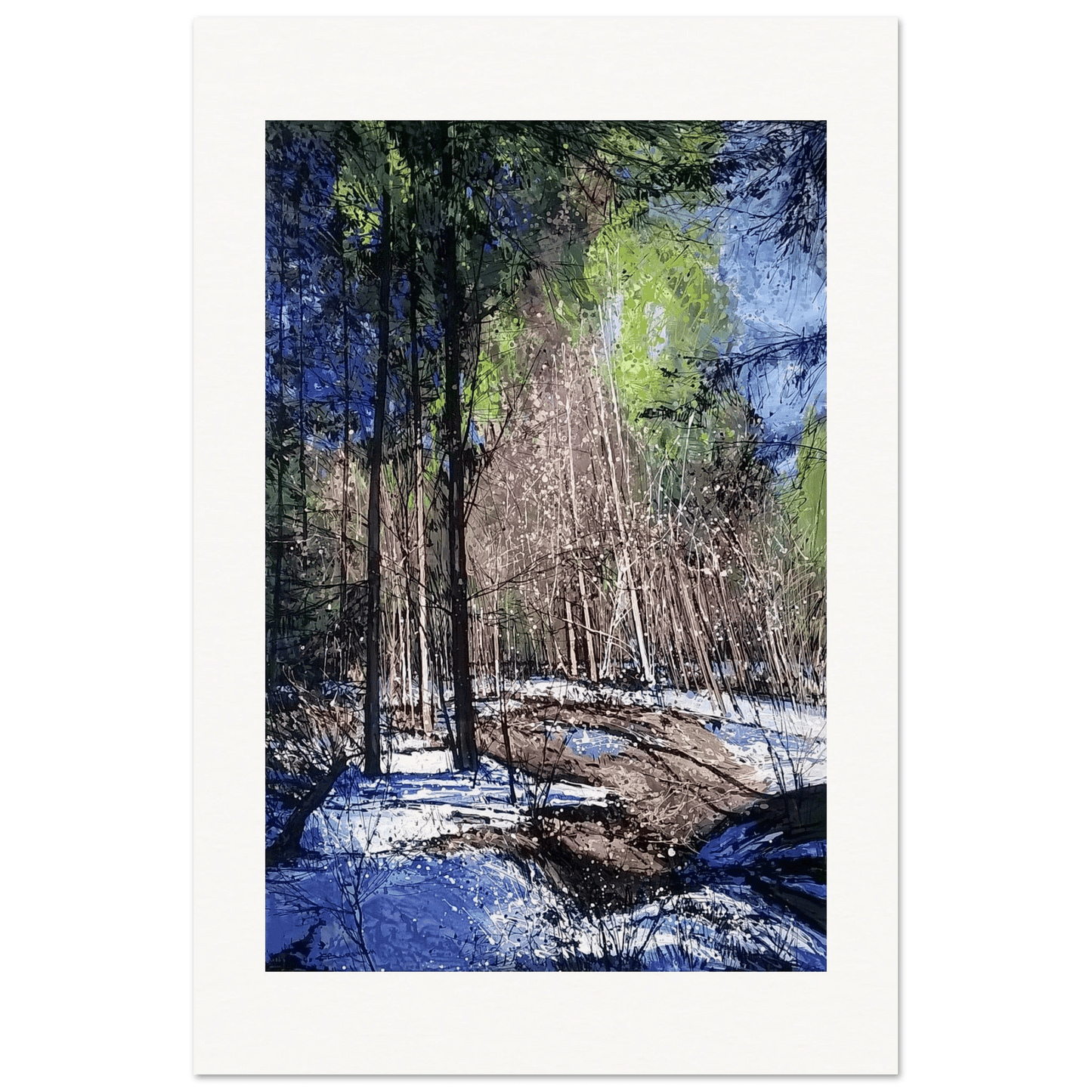Feeling it again - Museum - Quality Matte Paper Poster - eduardgurevich 60x90 cm / 24x36″