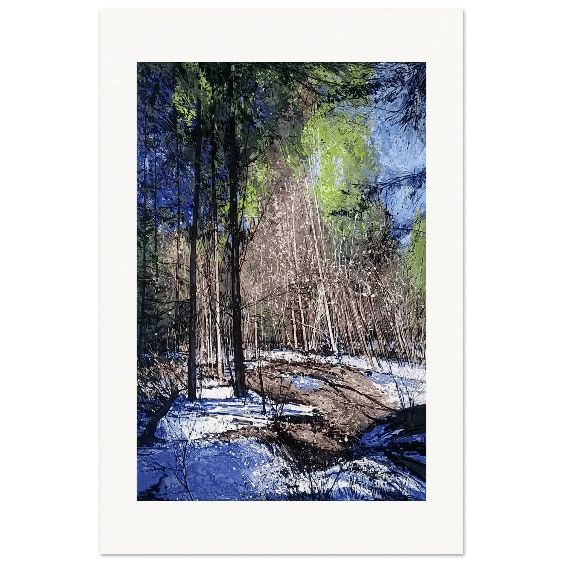 Feeling it again - Museum - Quality Matte Paper Poster - eduardgurevich 60x90 cm / 24x36″