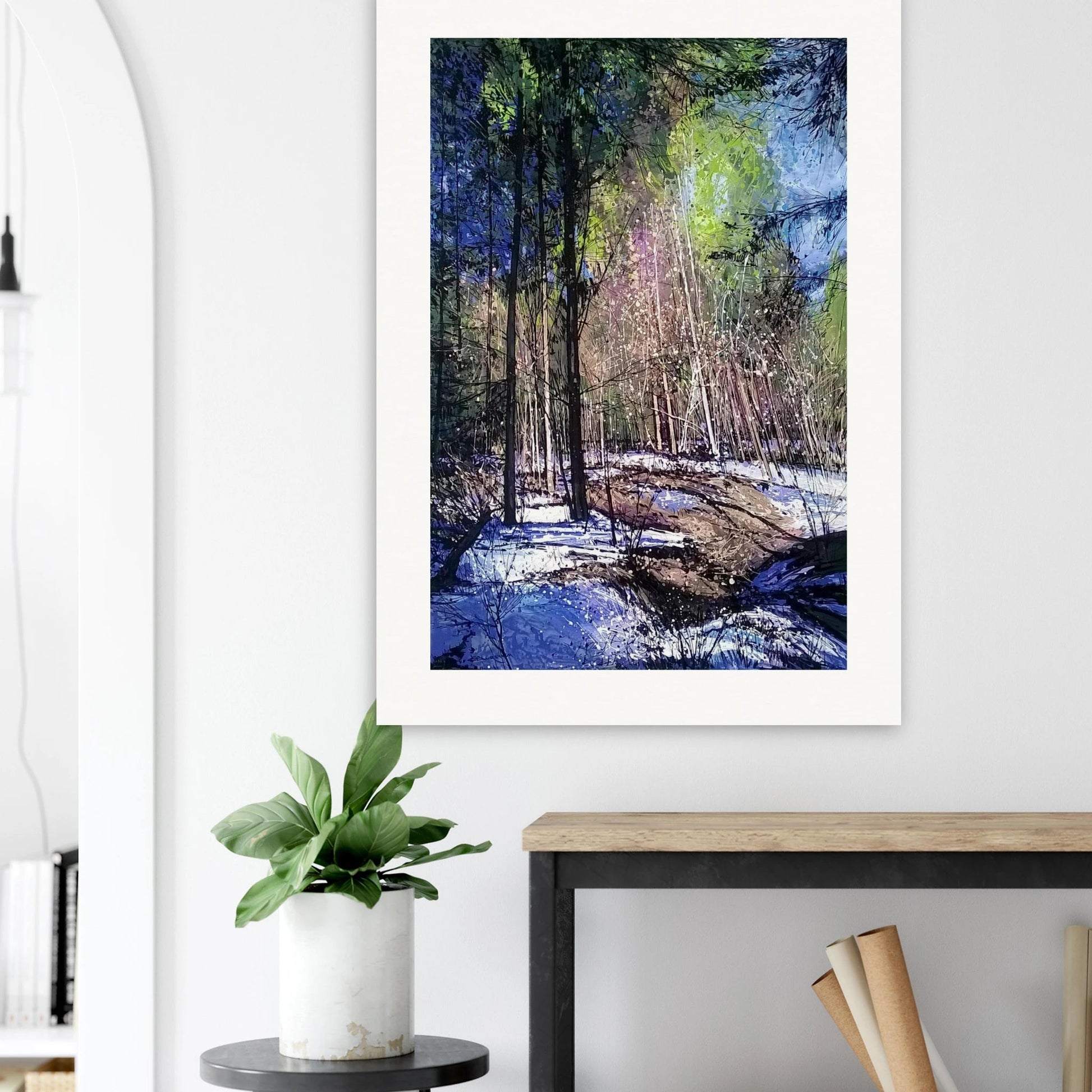 Feeling it again - Museum - Quality Matte Paper Poster - eduardgurevich 60x90 cm / 24x36″