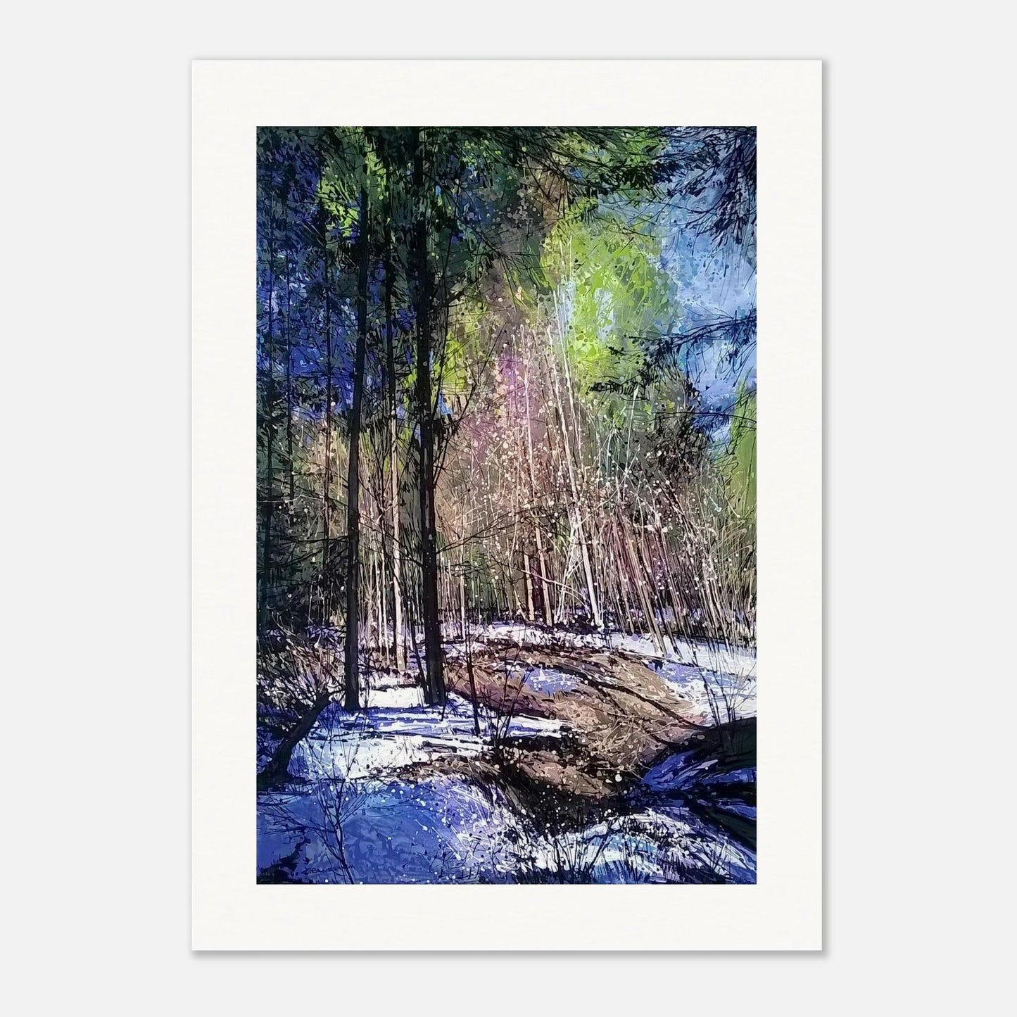Feeling it again - Museum - Quality Matte Paper Poster - eduardgurevich 60x90 cm / 24x36″