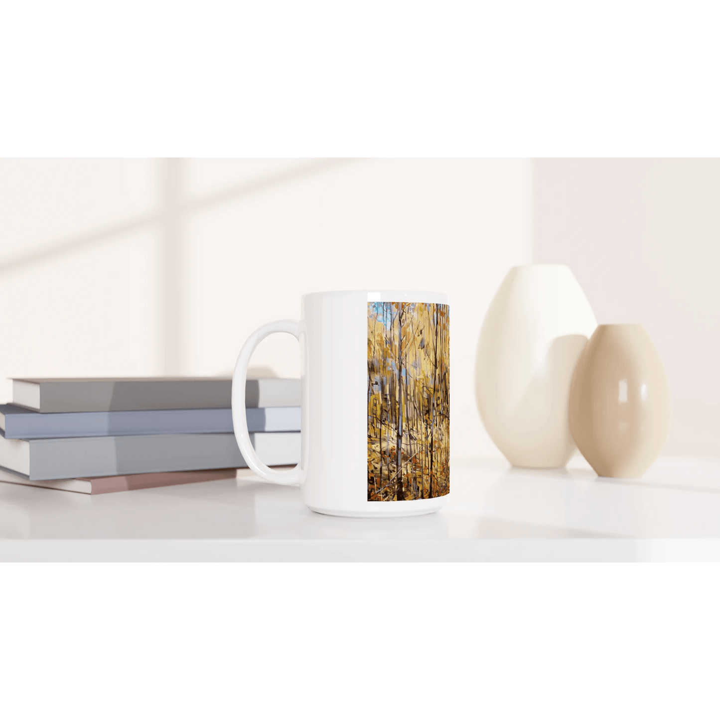 First trip - White 15oz Ceramic Mug - eduardgurevich