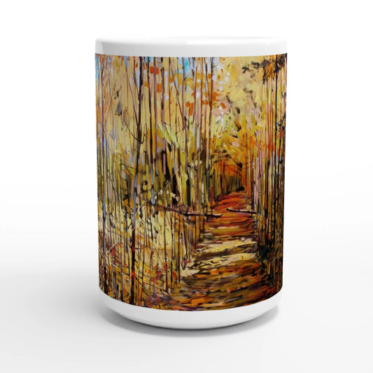 First trip - White 15oz Ceramic Mug - eduardgurevich