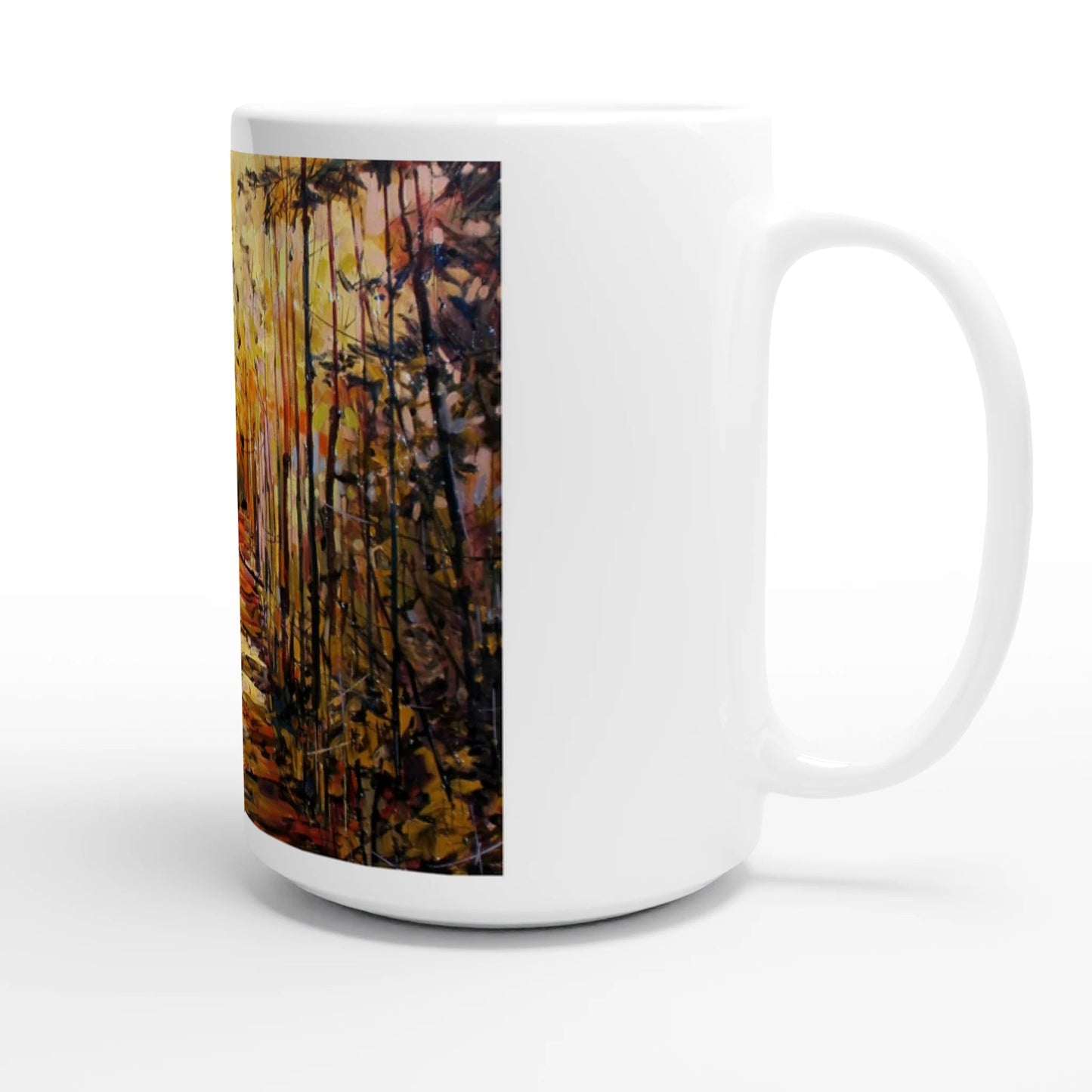 First trip - White 15oz Ceramic Mug - eduardgurevich