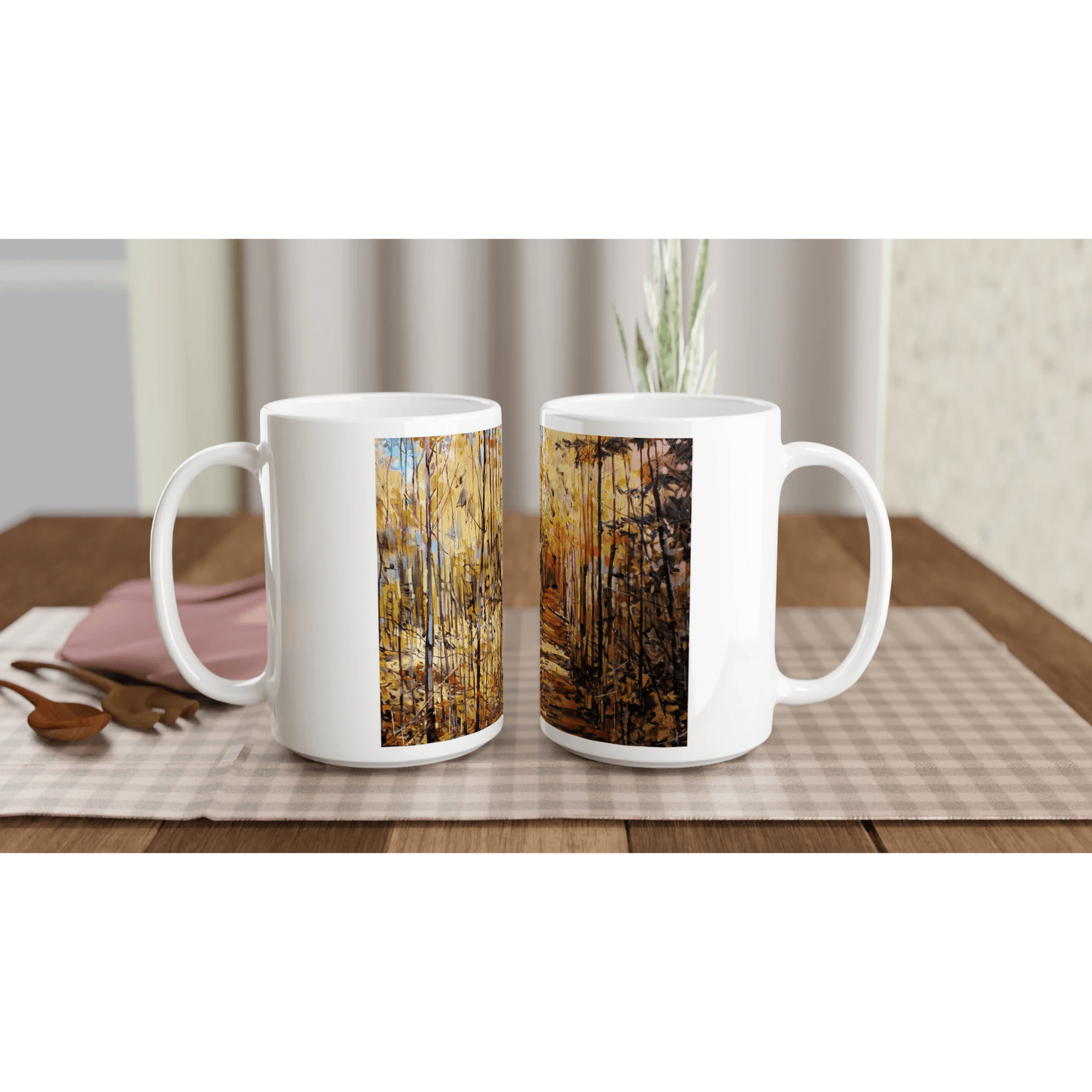 First trip - White 15oz Ceramic Mug - eduardgurevich