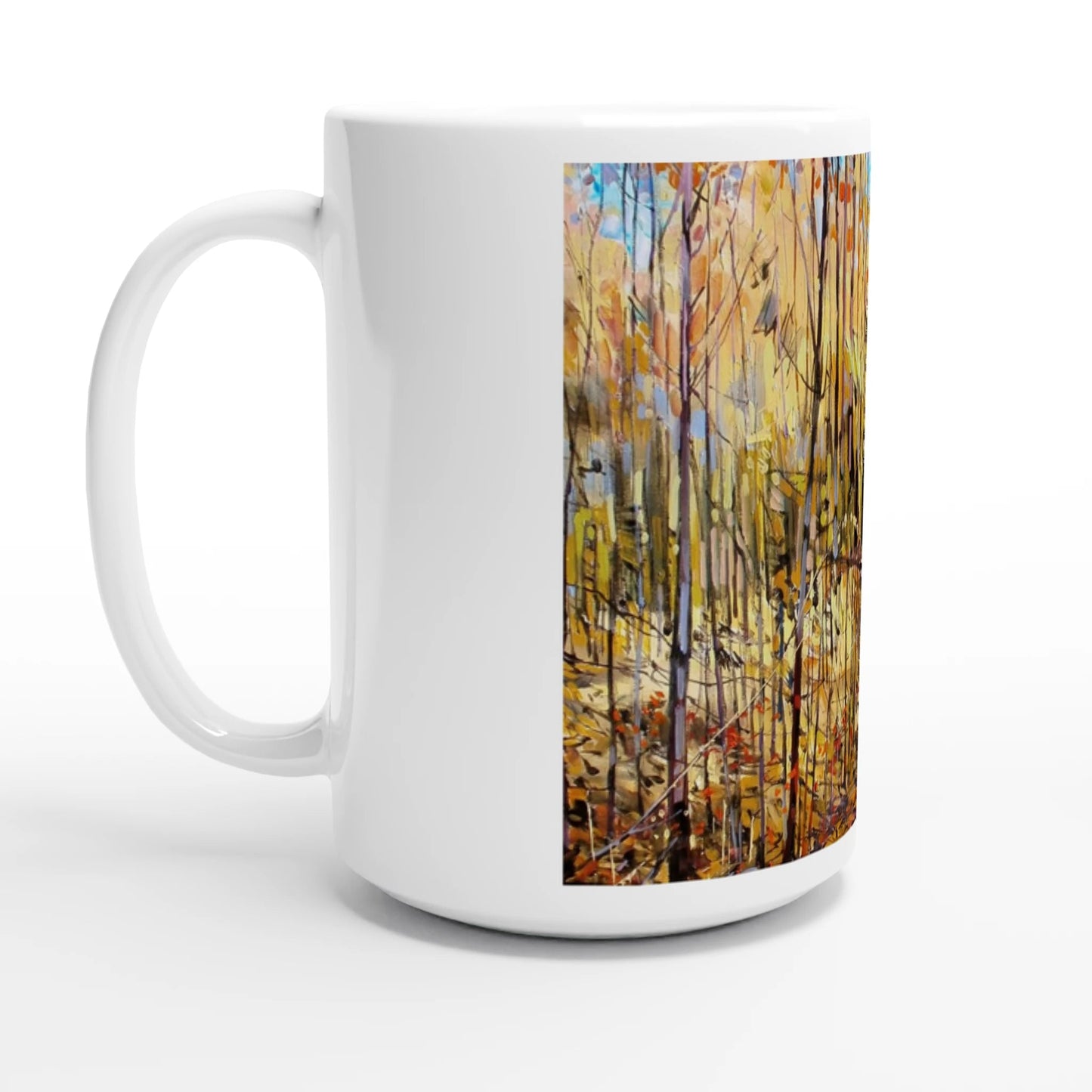 First trip - White 15oz Ceramic Mug - eduardgurevich