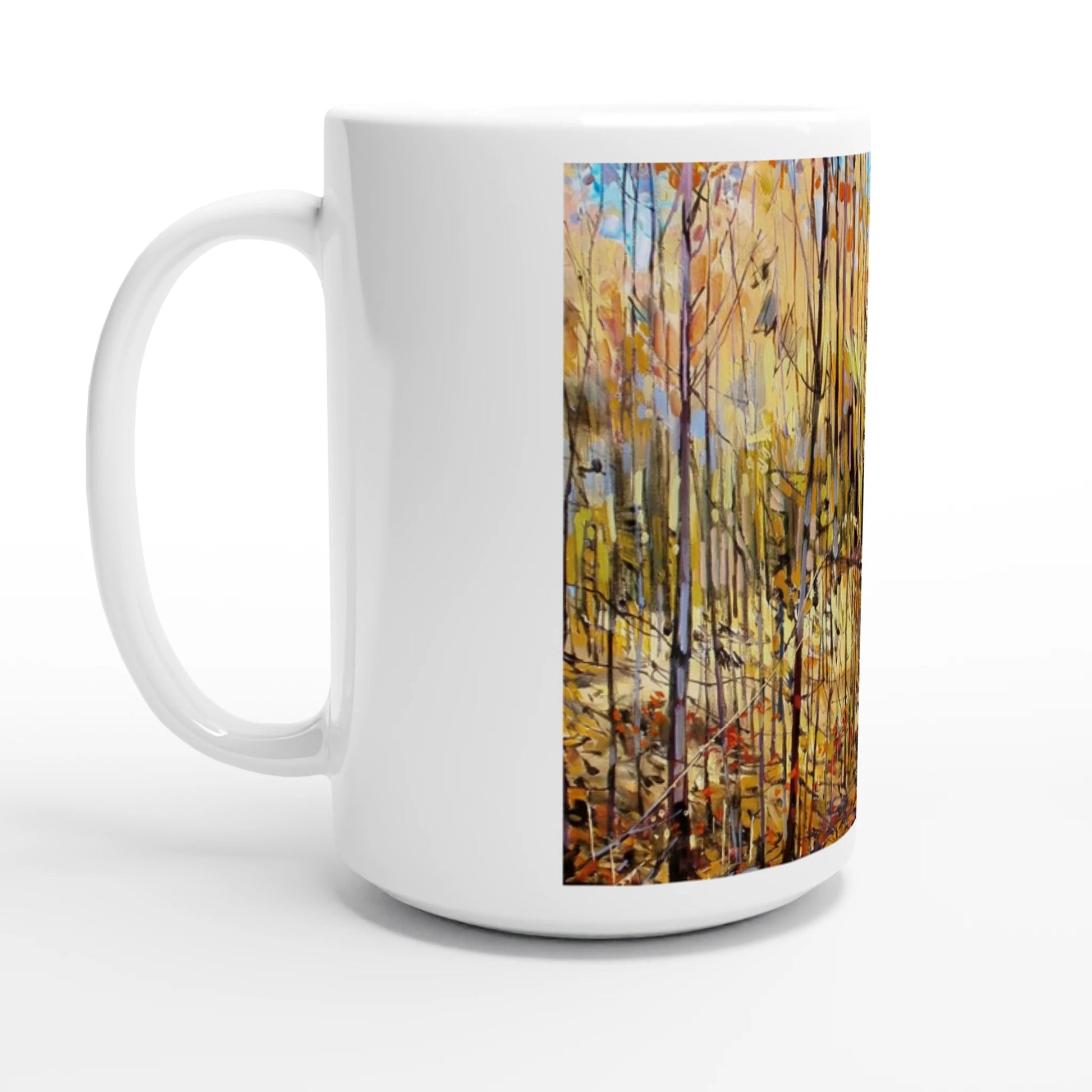 First trip - White 15oz Ceramic Mug - eduardgurevich