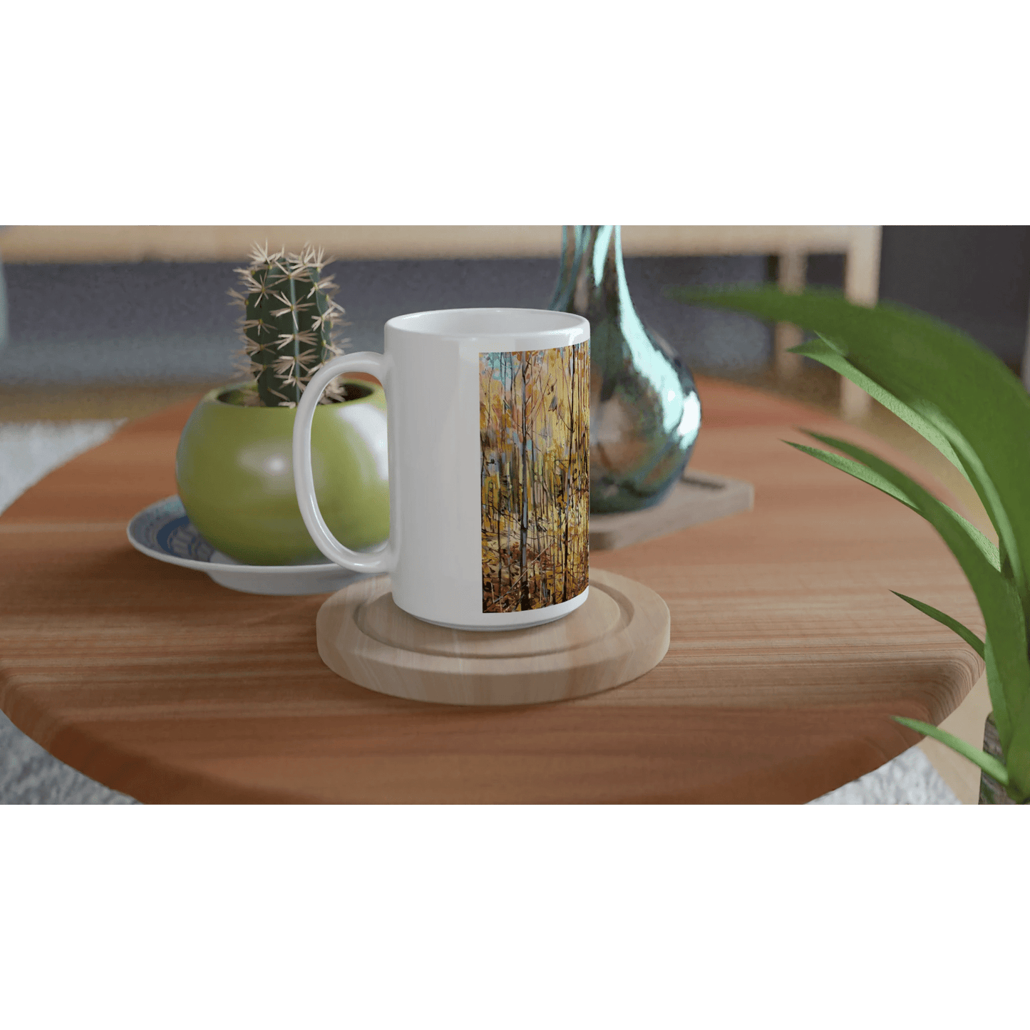 First trip - White 15oz Ceramic Mug - eduardgurevich