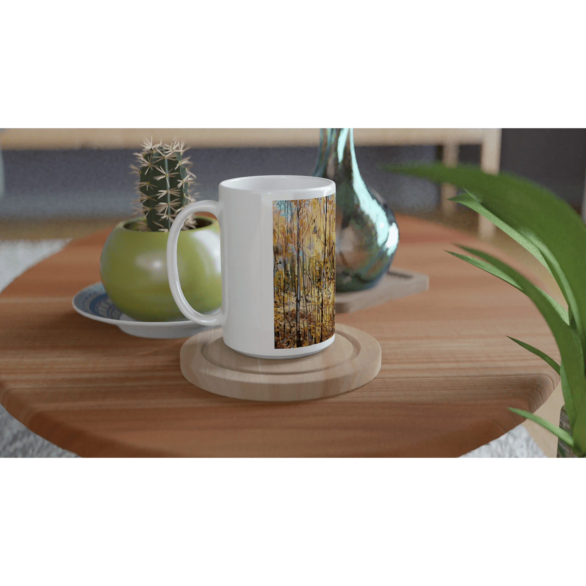 First trip - White 15oz Ceramic Mug - eduardgurevich