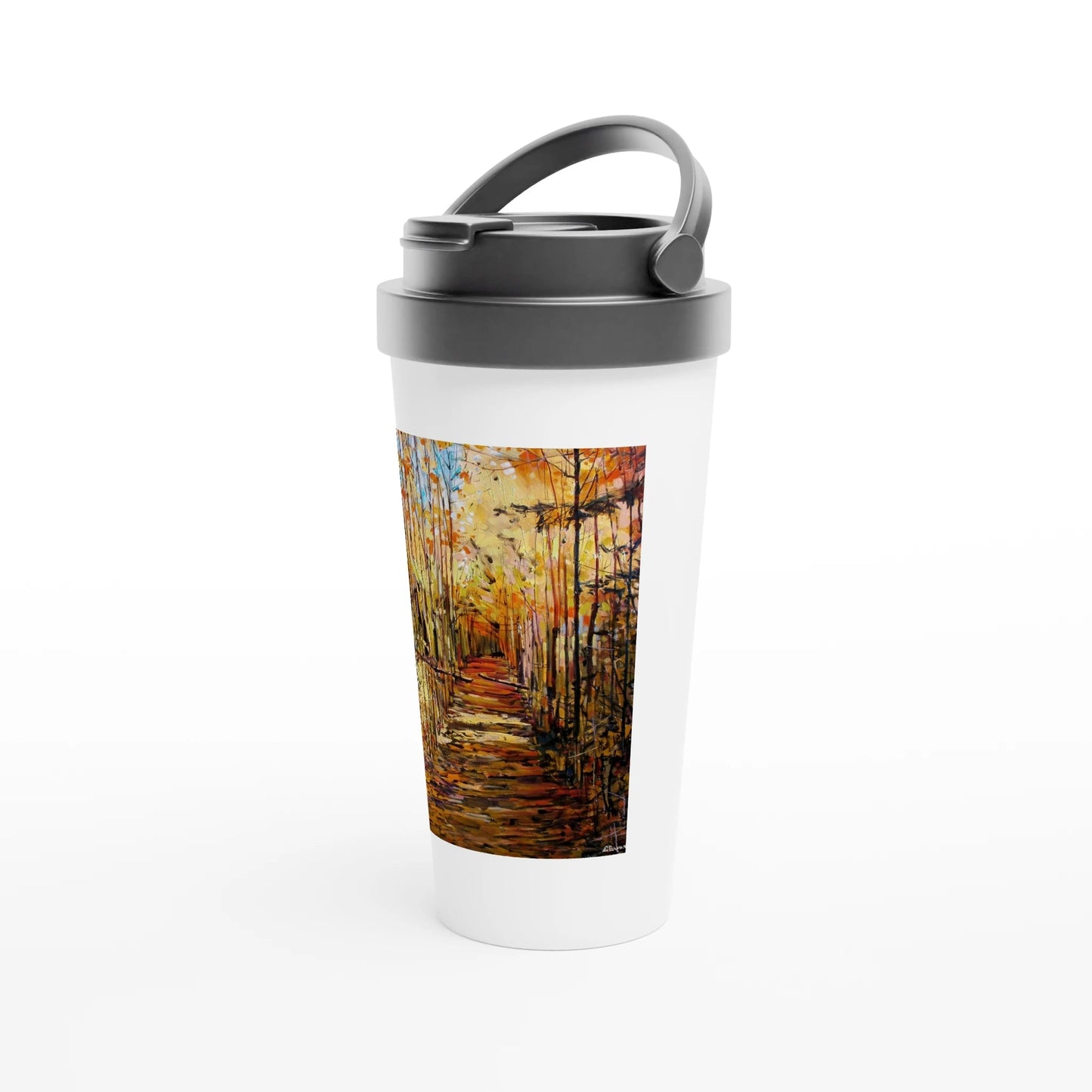 First trip - White 15oz Stainless Steel Travel Mug - eduardgurevich