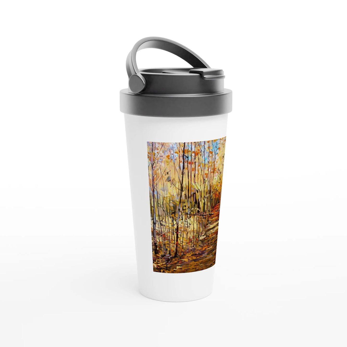 First trip - White 15oz Stainless Steel Travel Mug - eduardgurevich