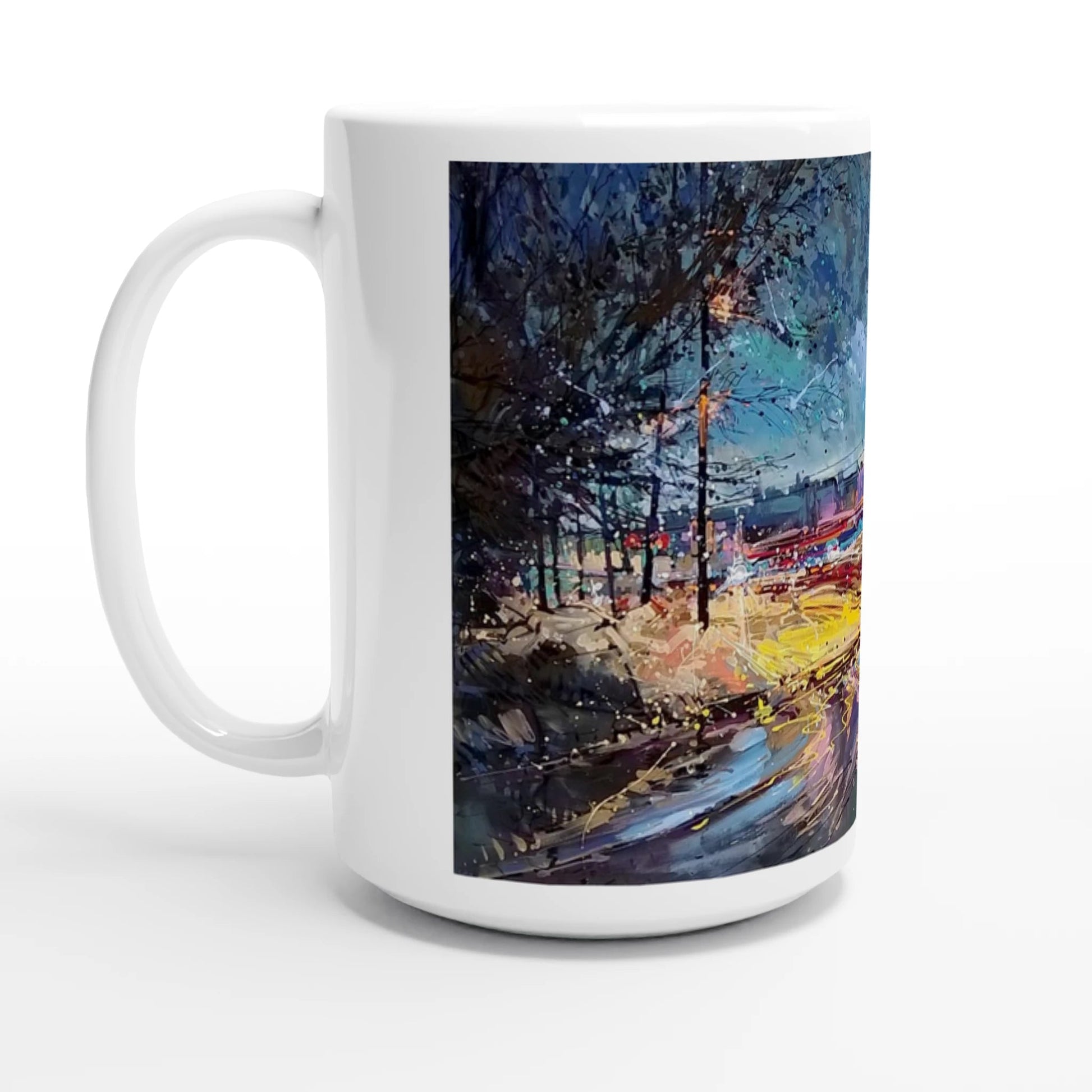 Fourth dimension - White 15oz Ceramic Mug - eduardgurevich