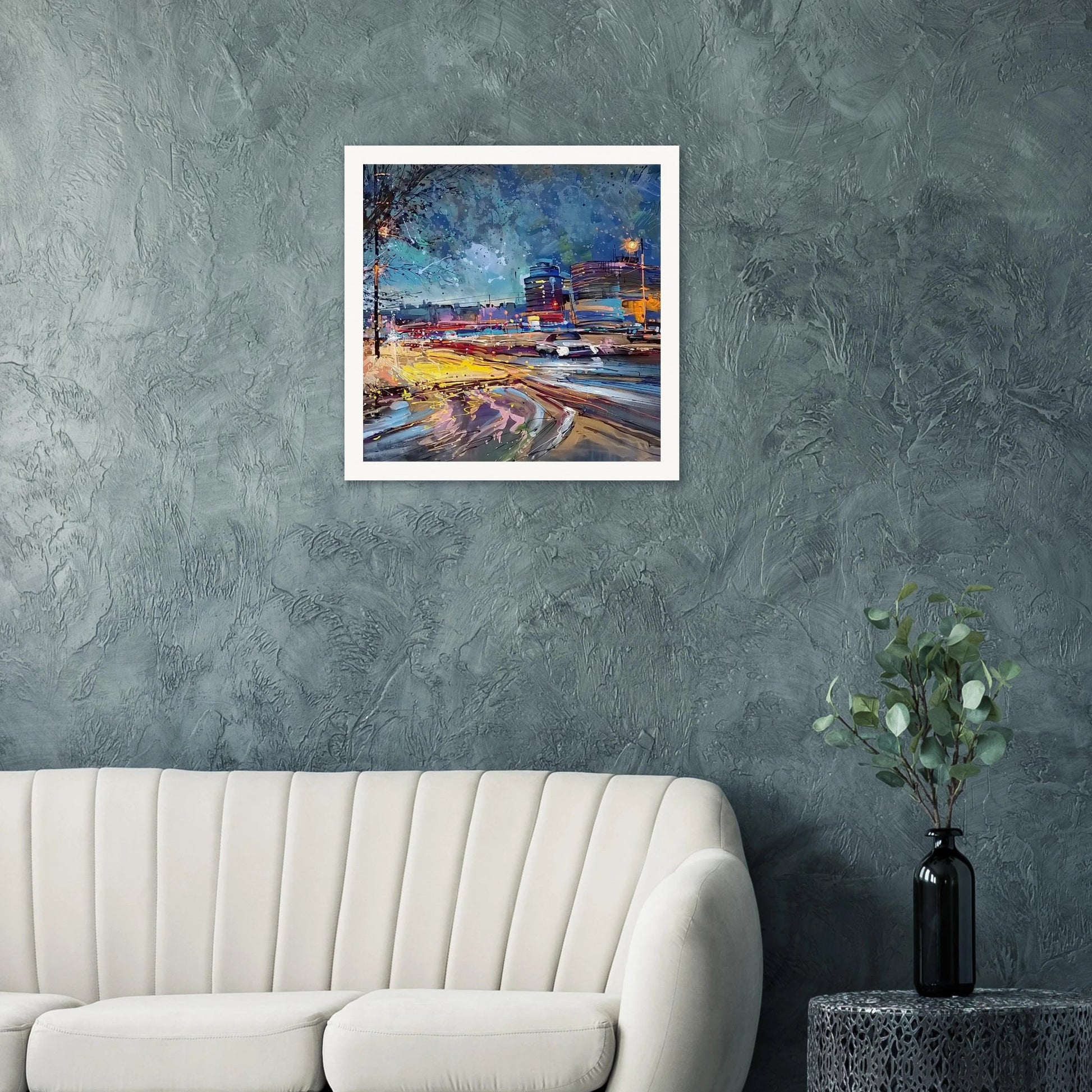 Fourth dimention - Museum - Quality Matte Paper Poster - eduardgurevich 35x35 cm / 14x14″