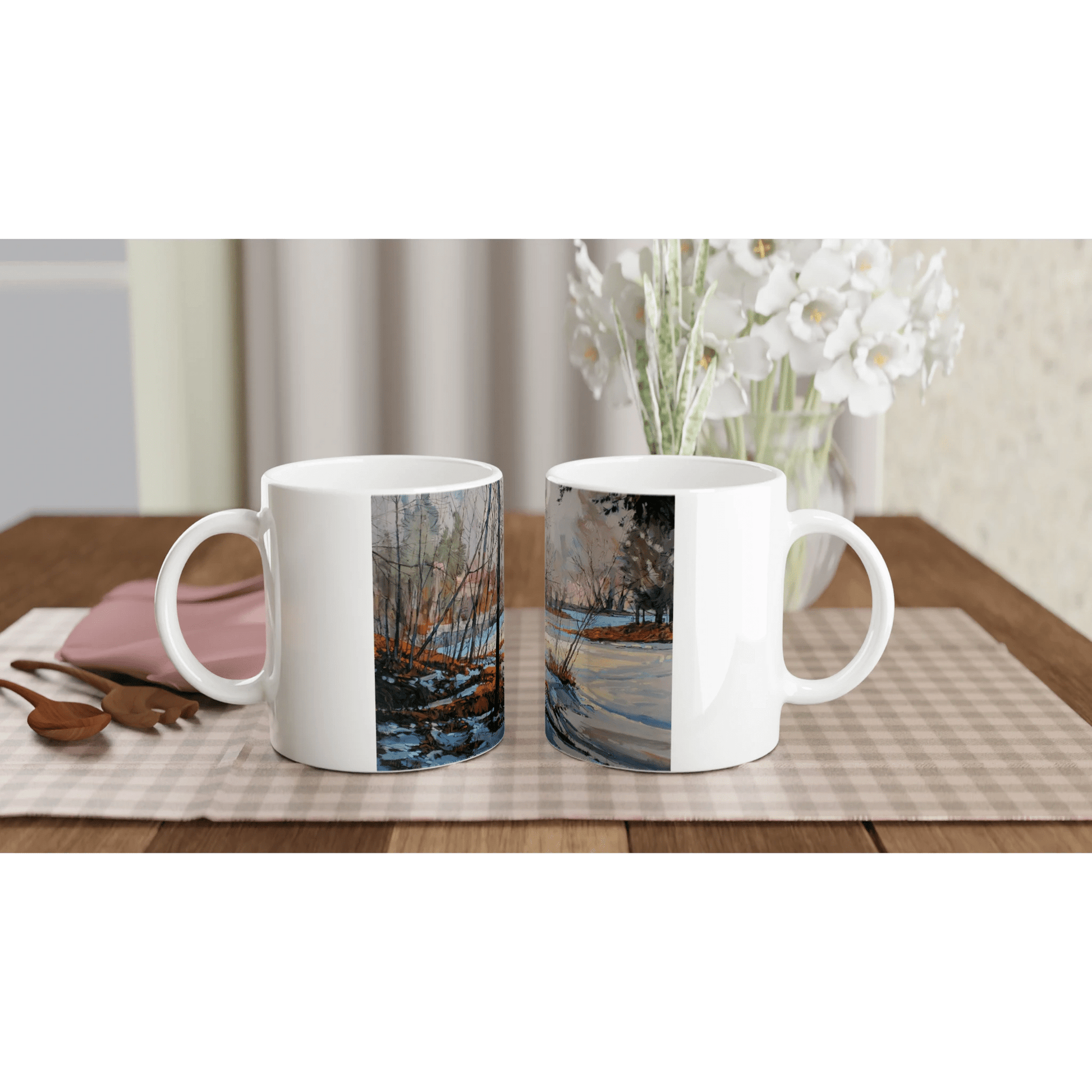 Frozen once again - White 11oz Ceramic Mug - eduardgurevich