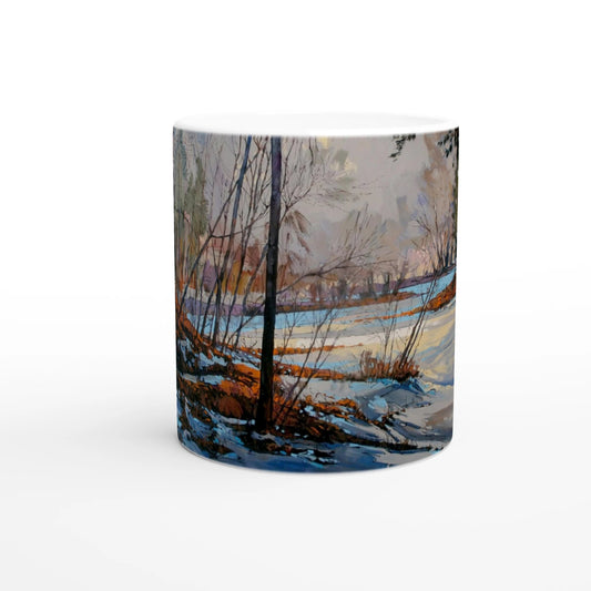 Frozen once again - White 11oz Ceramic Mug - eduardgurevich