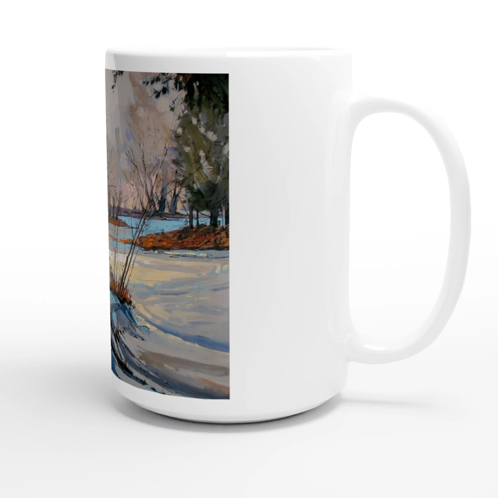 Frozen once again - White 15oz Ceramic Mug - eduardgurevich