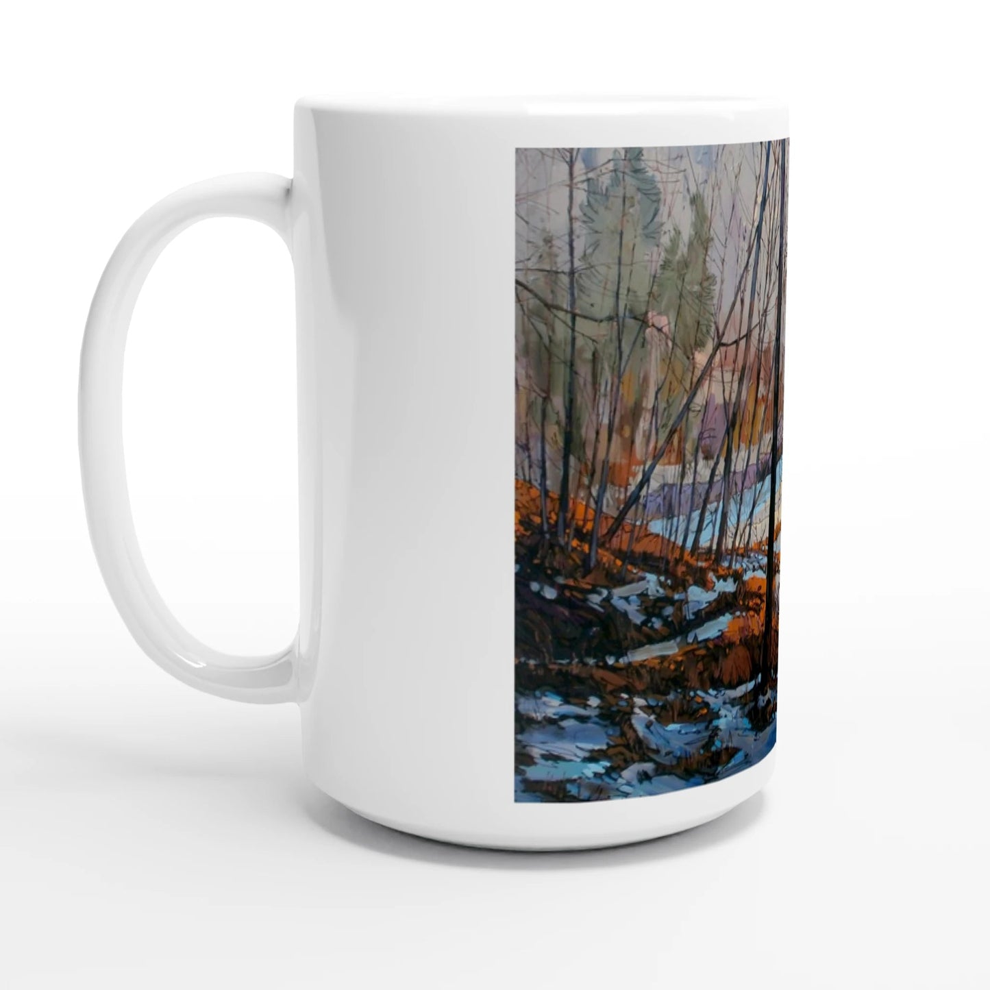 Frozen once again - White 15oz Ceramic Mug - eduardgurevich