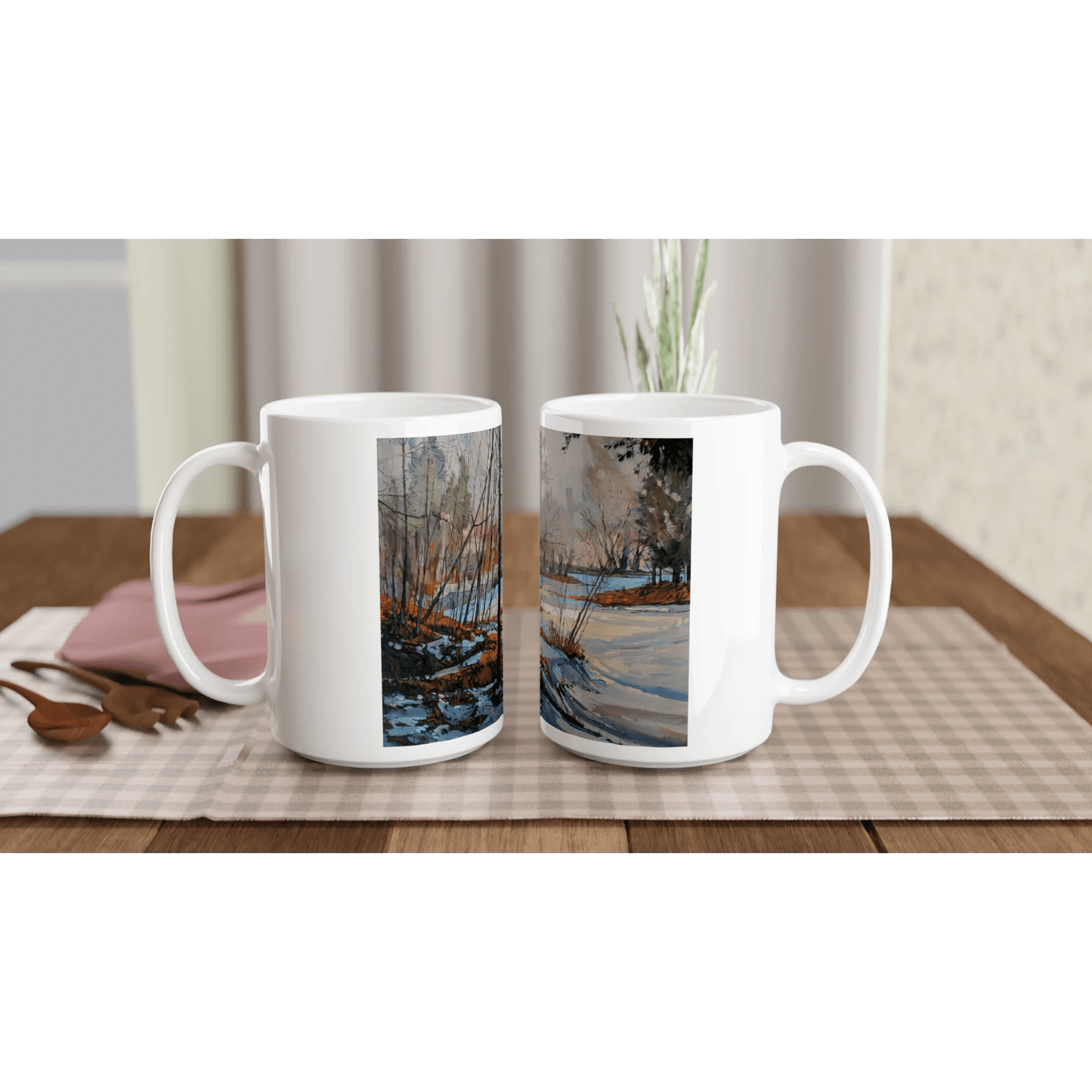 Frozen once again - White 15oz Ceramic Mug - eduardgurevich