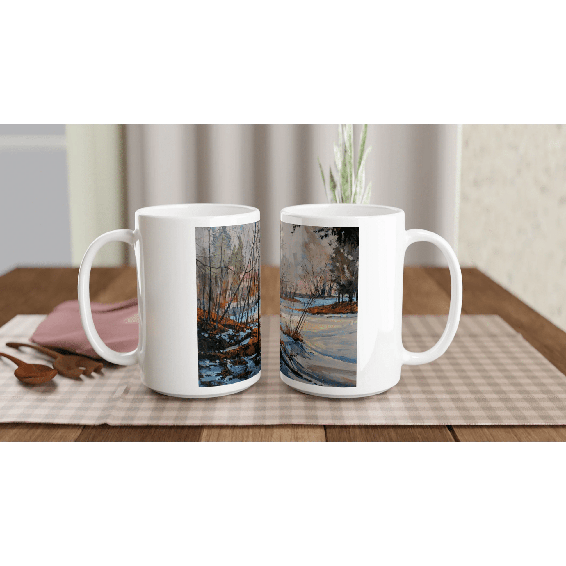 Frozen once again - White 15oz Ceramic Mug - eduardgurevich